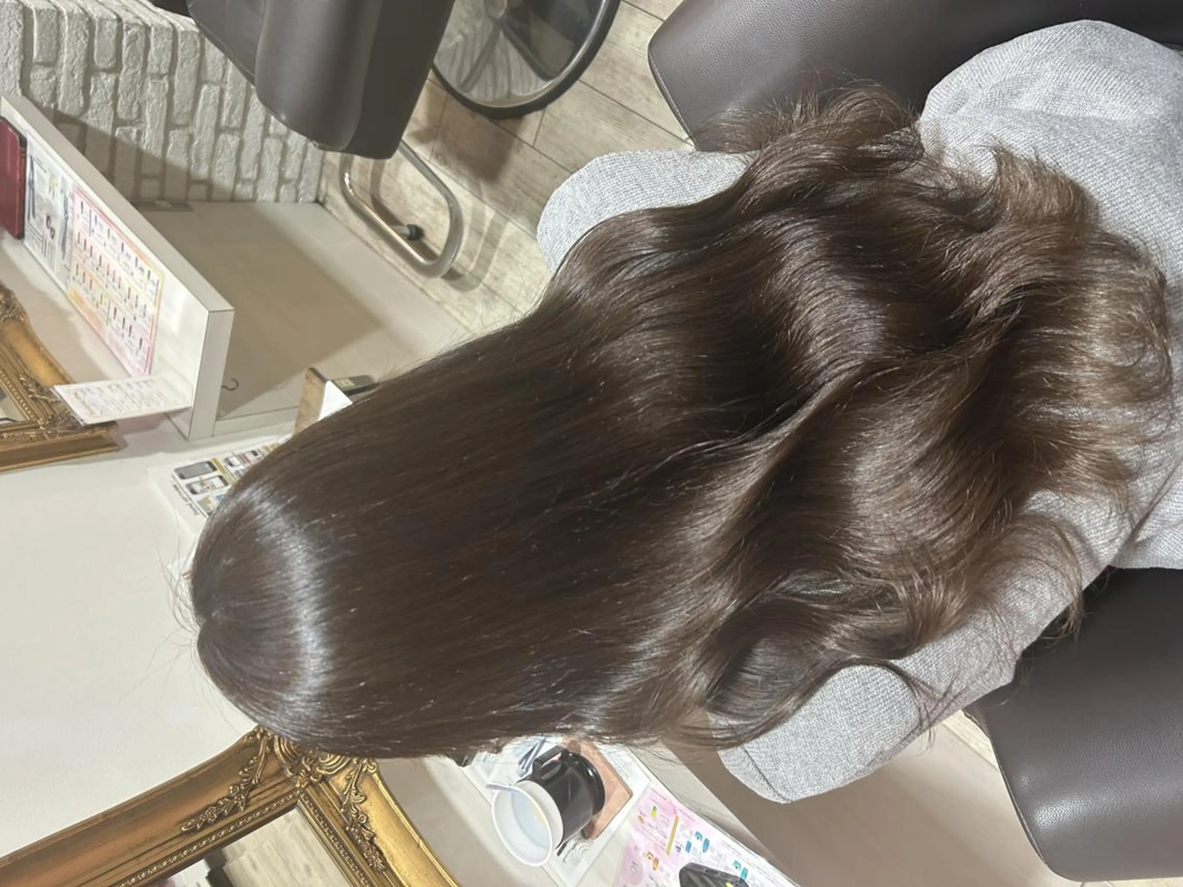 ロング カラー ヘアアレンジ 🦄🫧透明感 絹髪特化🫧🍓のヘアスタイル