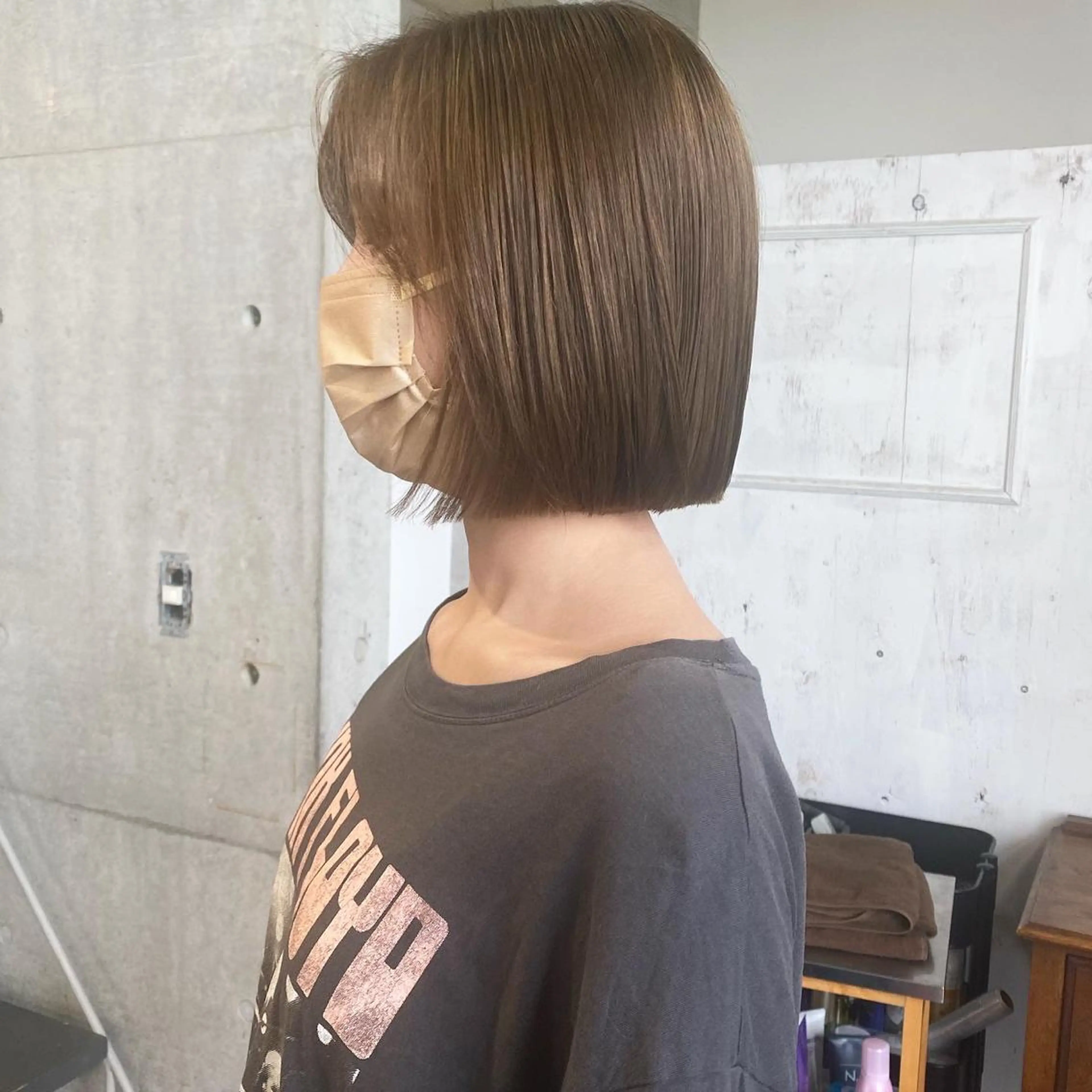 ショート カラー パーマ ヘアアレンジ メンズ キッズ ネイル マツエク・マツパ アイブロウ モリモト サナのヘアスタイル