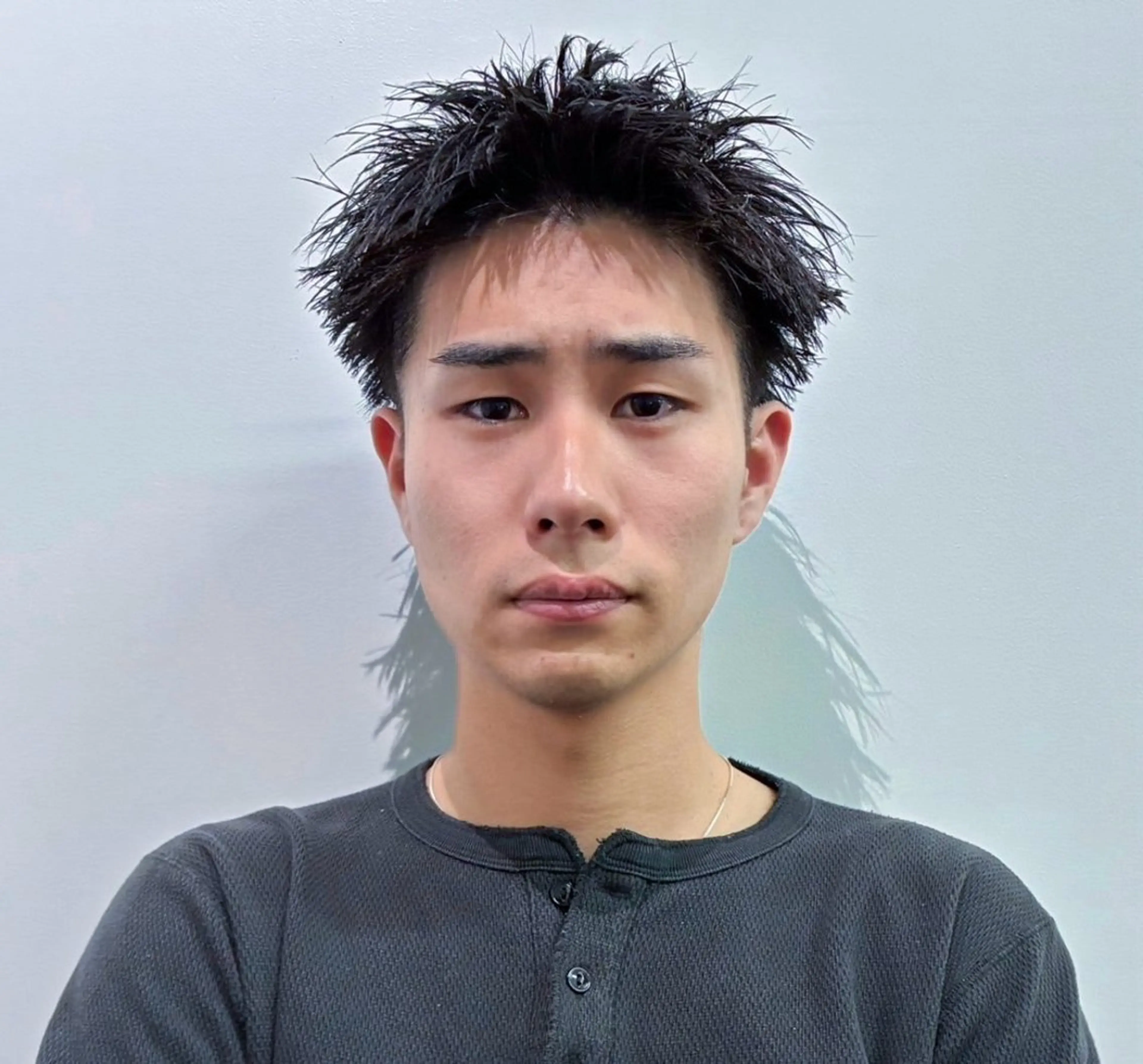メンズ スパイキーショート 安藤 琢真のヘアスタイル