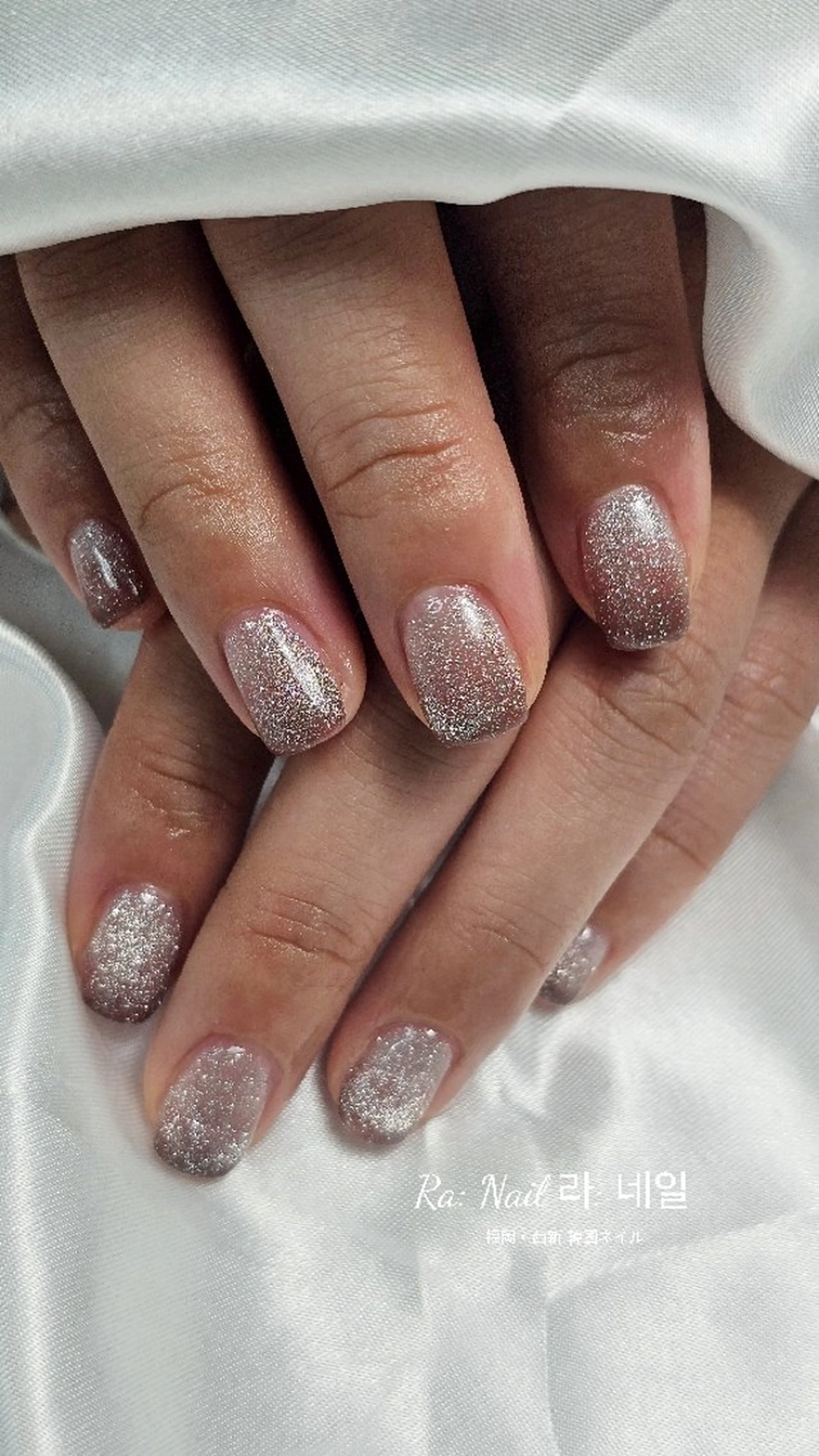 ネイル ジェルネイル グラデーション マグネットネイル Ra: Nail   라: 네일のネイルデザイン