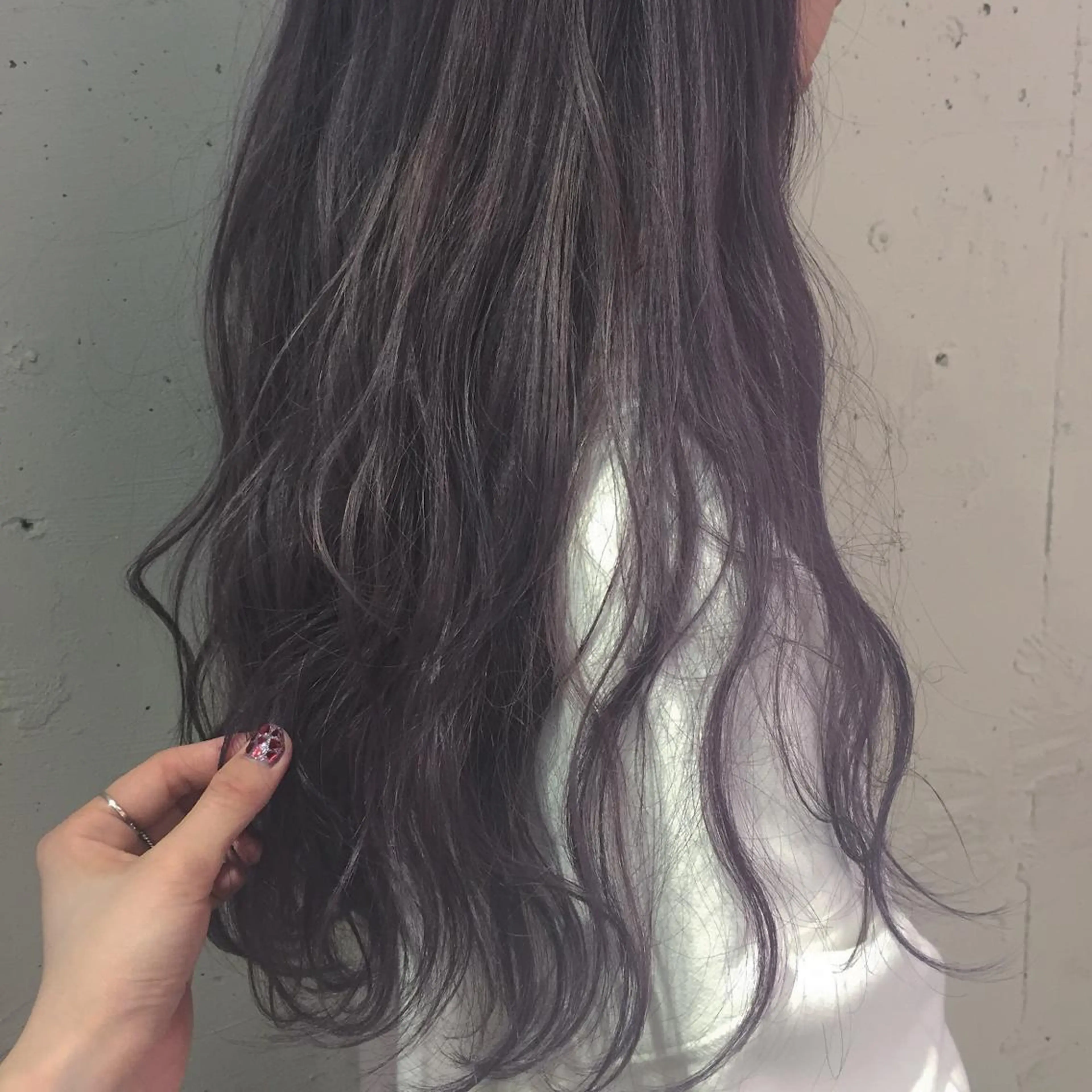 ロング カラー eri kinjoのヘアスタイル