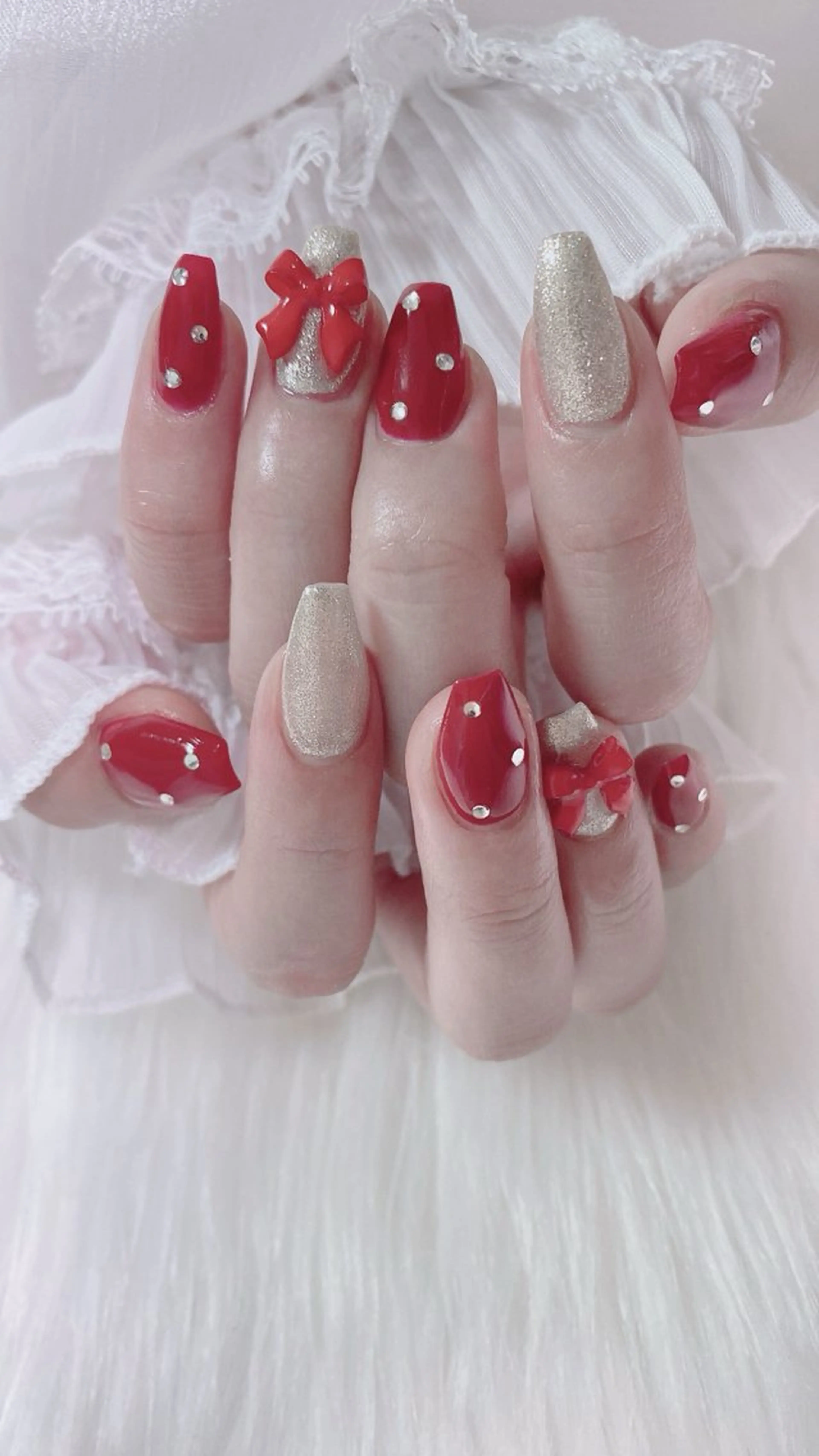 ネイル ハンドネイル オーシャン スカルプネイルサロンのネイルデザイン