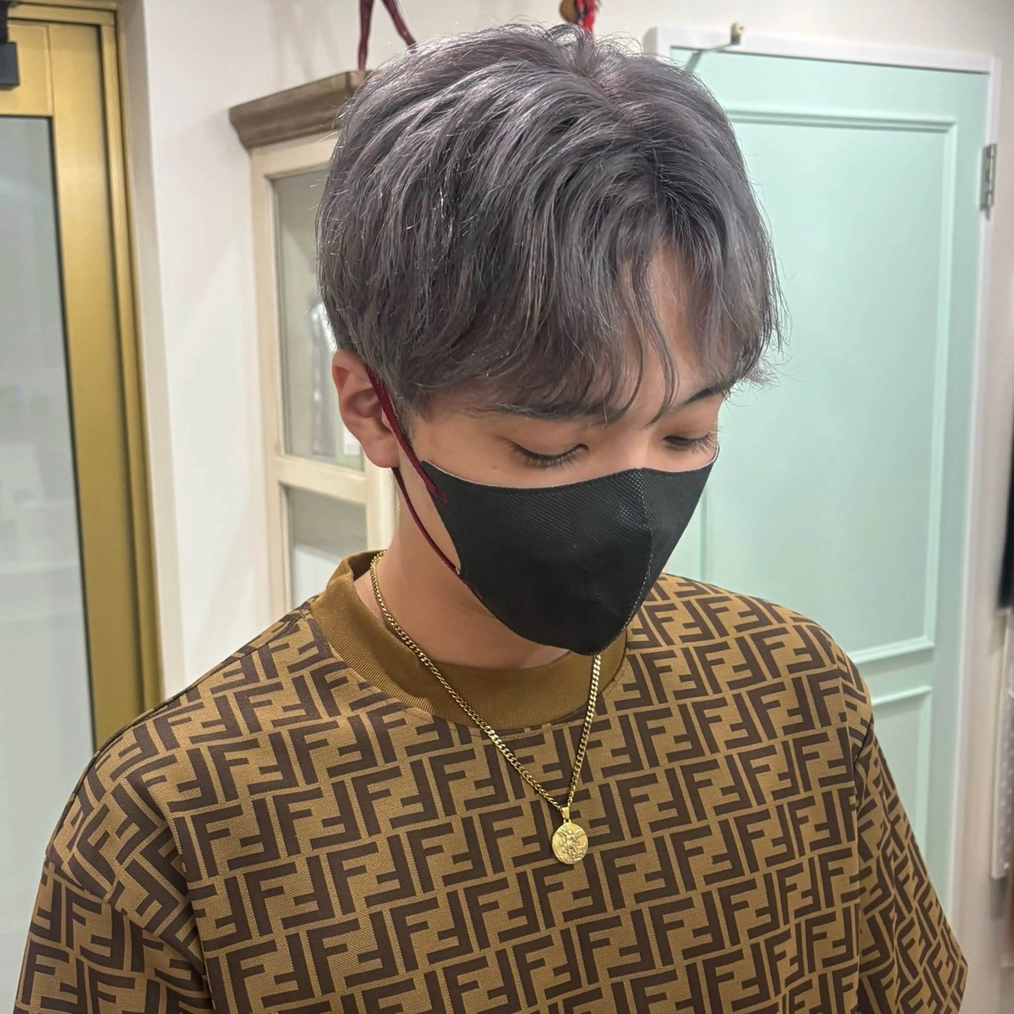 メンズ ヘアカラー 美容室ORIKA AI レイヤーカットのヘアスタイル