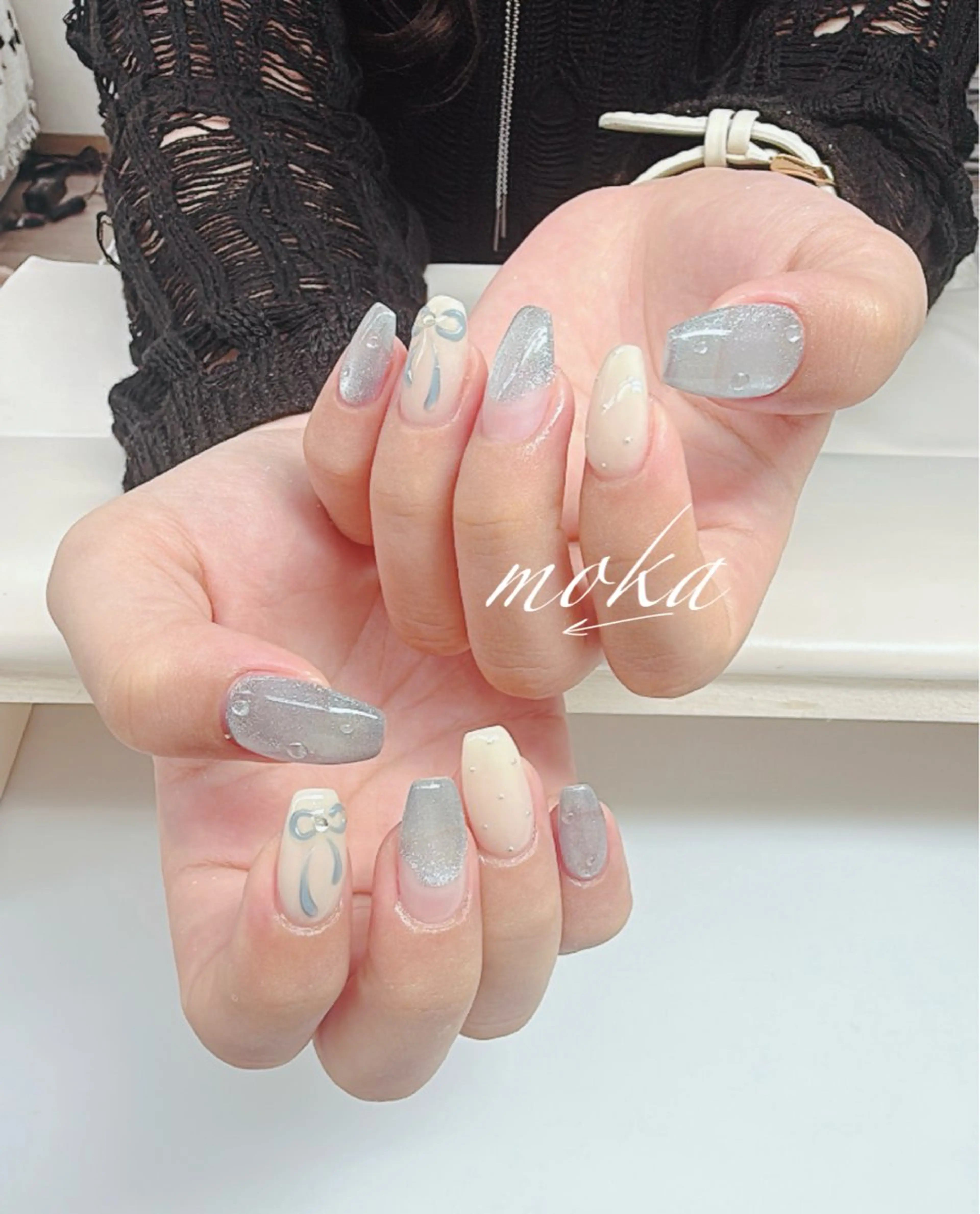 ネイル 胡蝶蘭レディースサロ ンNailMOKAのネイルデザイン