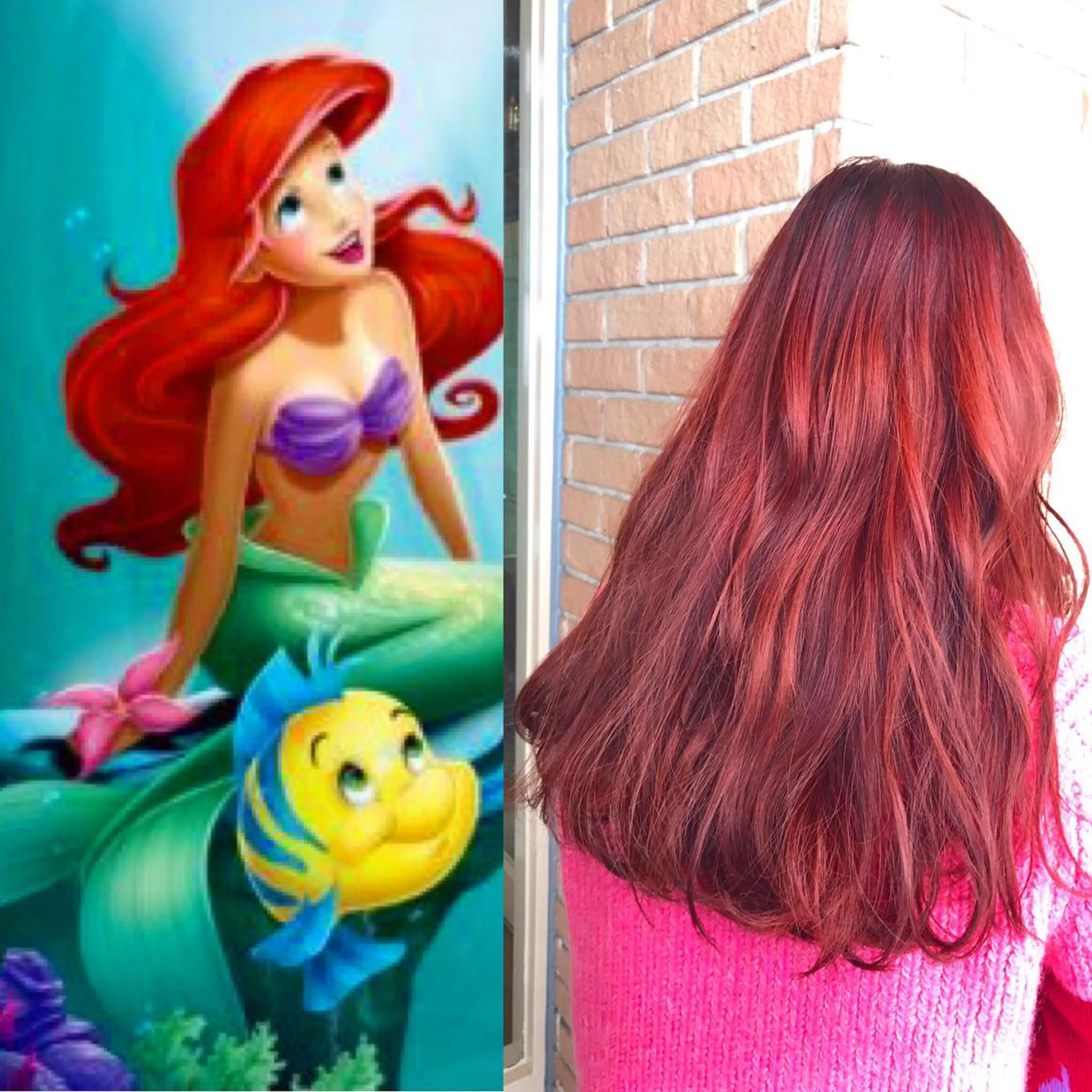 ロング カラー ダブルカラー サロンドミルク 原宿のヘアスタイル