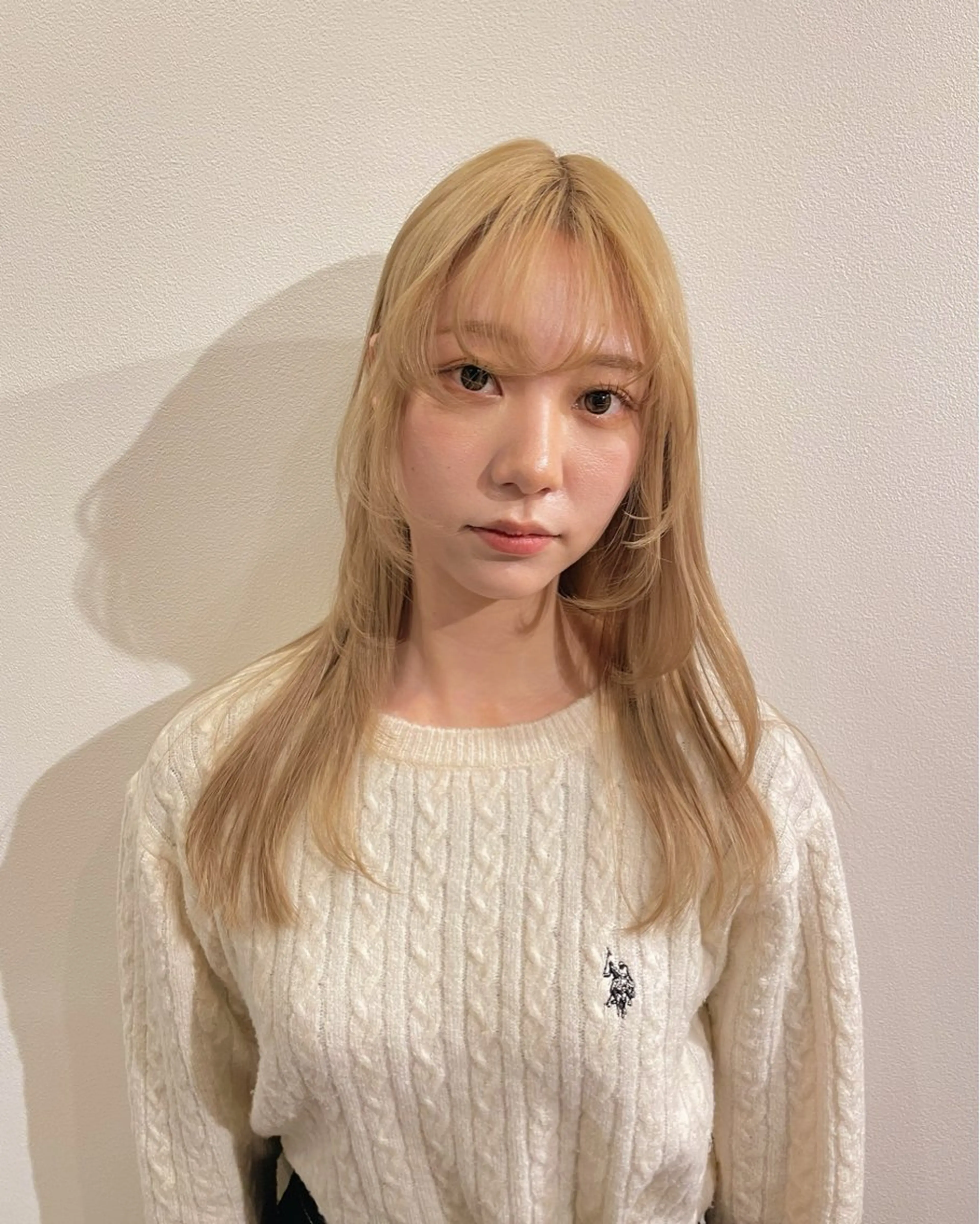 ミディアム カラー カット ヘアカラー 悦喜 雅史のヘアスタイル