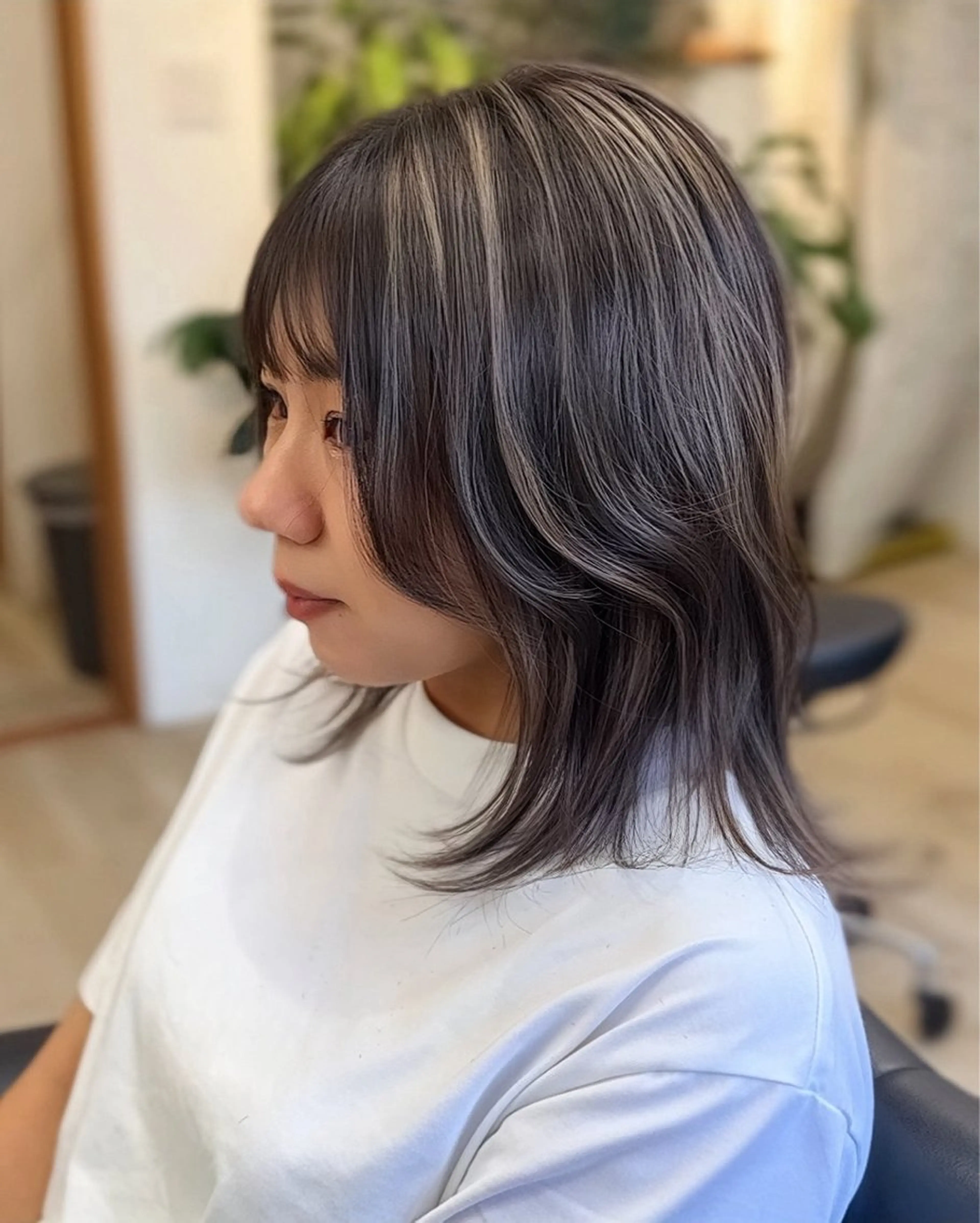ミディアム カット ヘアカラー 村井隆仁/上品/ 海外風/栄/矢場町のヘアスタイル
