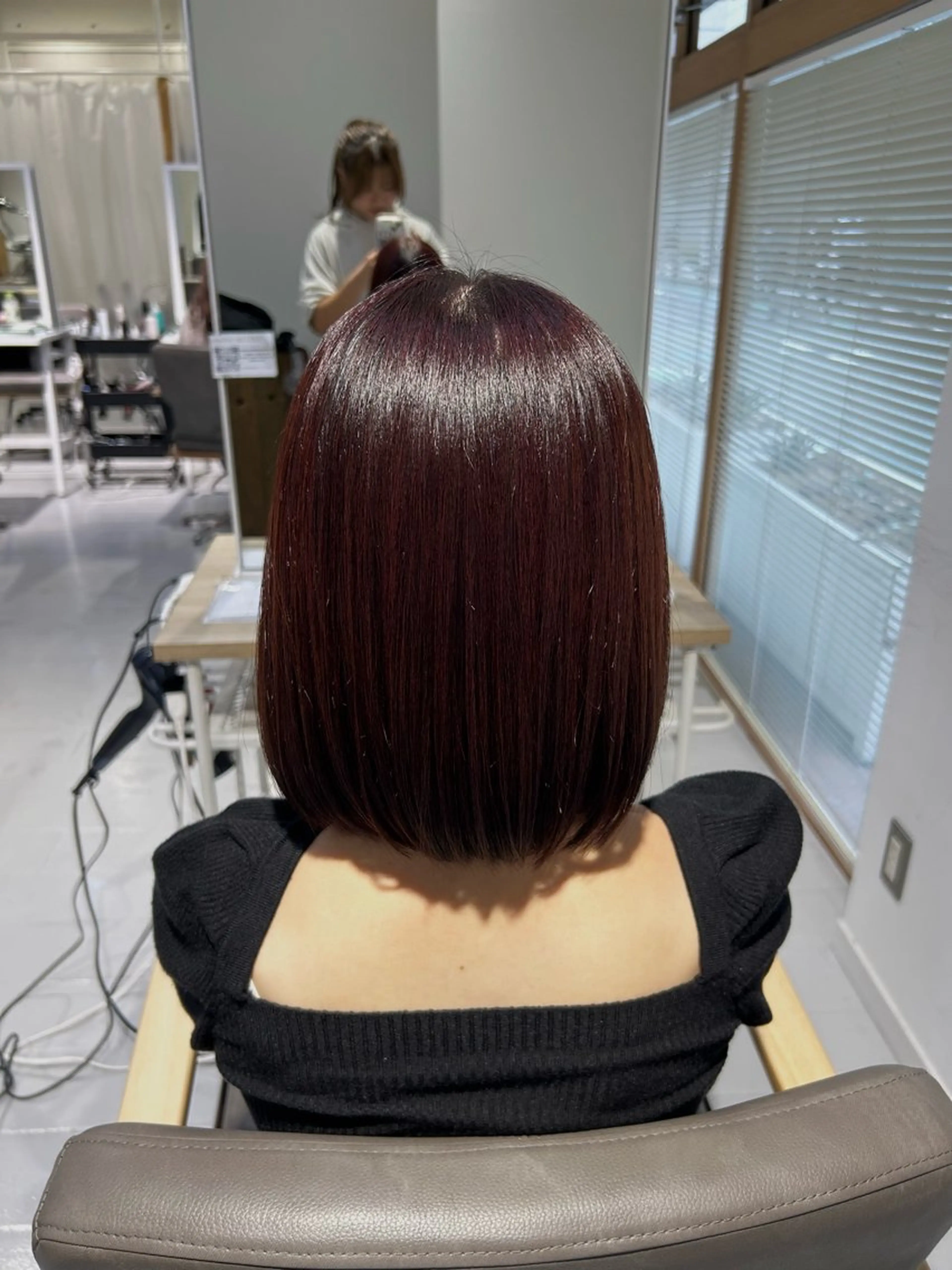 ミディアム 韓国ヘア ‎⟡.·KANA🐥のヘアスタイル