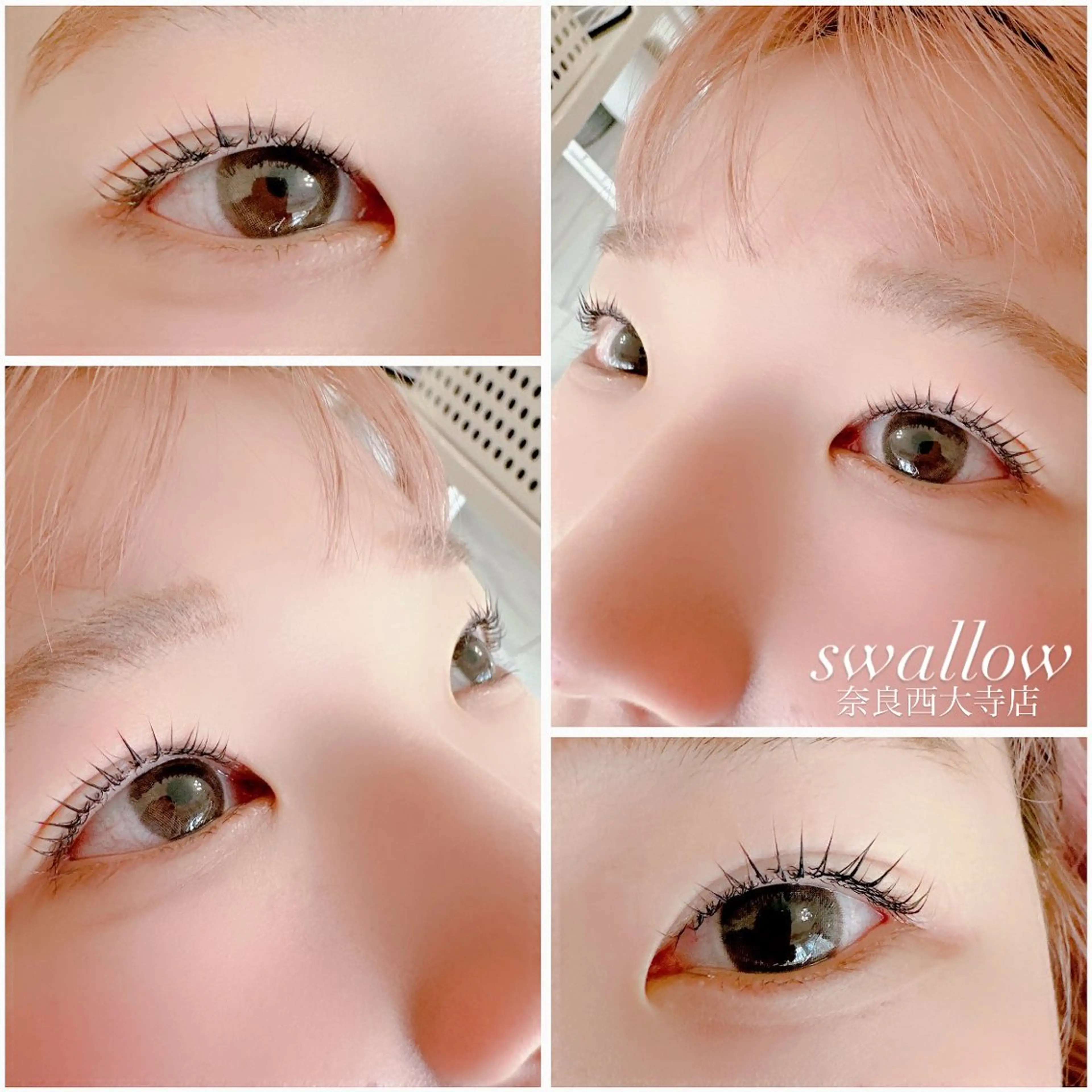 マツエク・マツパ swallow 奈良西大寺店のマツエク・マツパデザイン