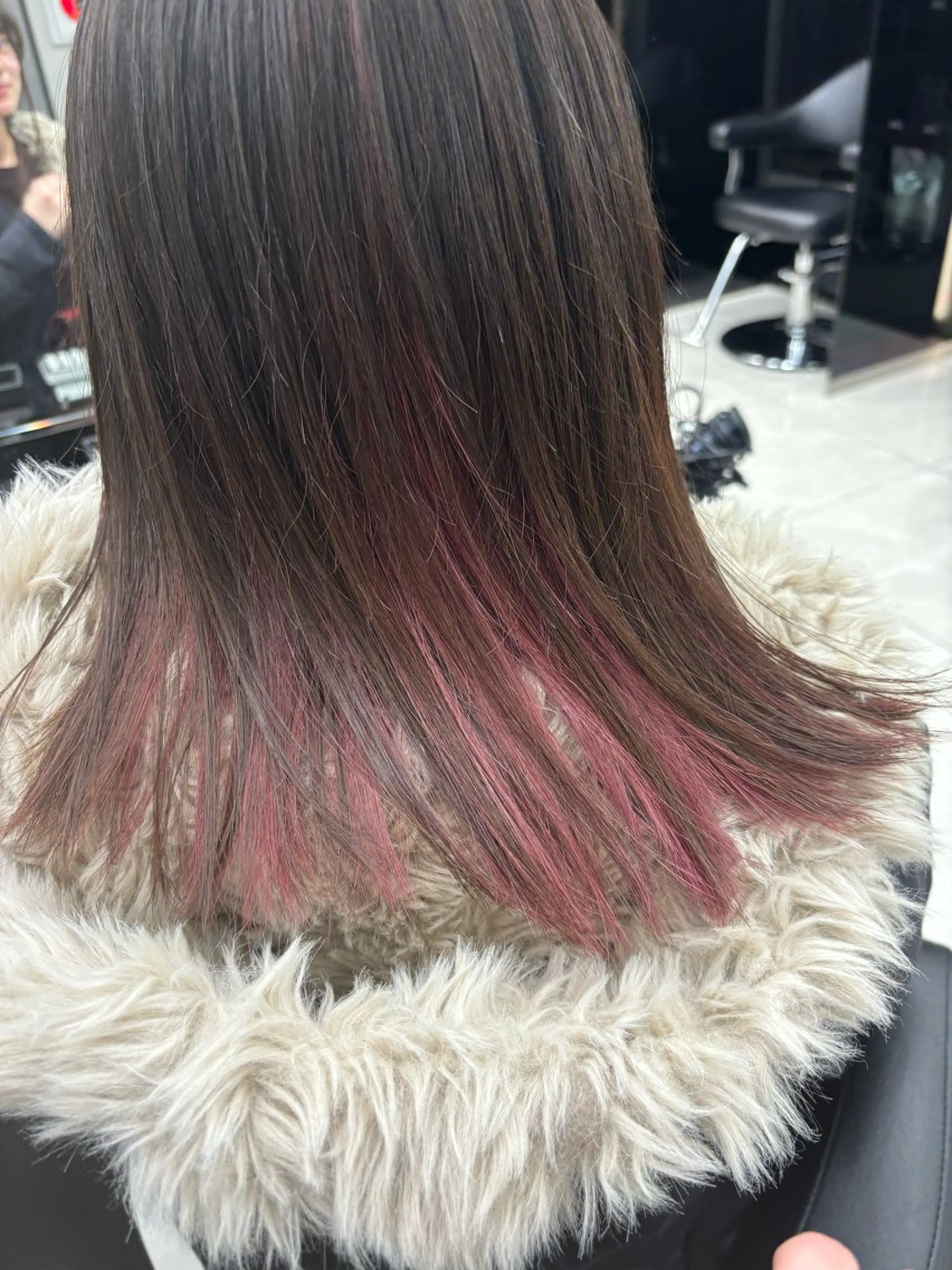 ミディアム カラー ヘアカラー 山本 優太のヘアスタイル