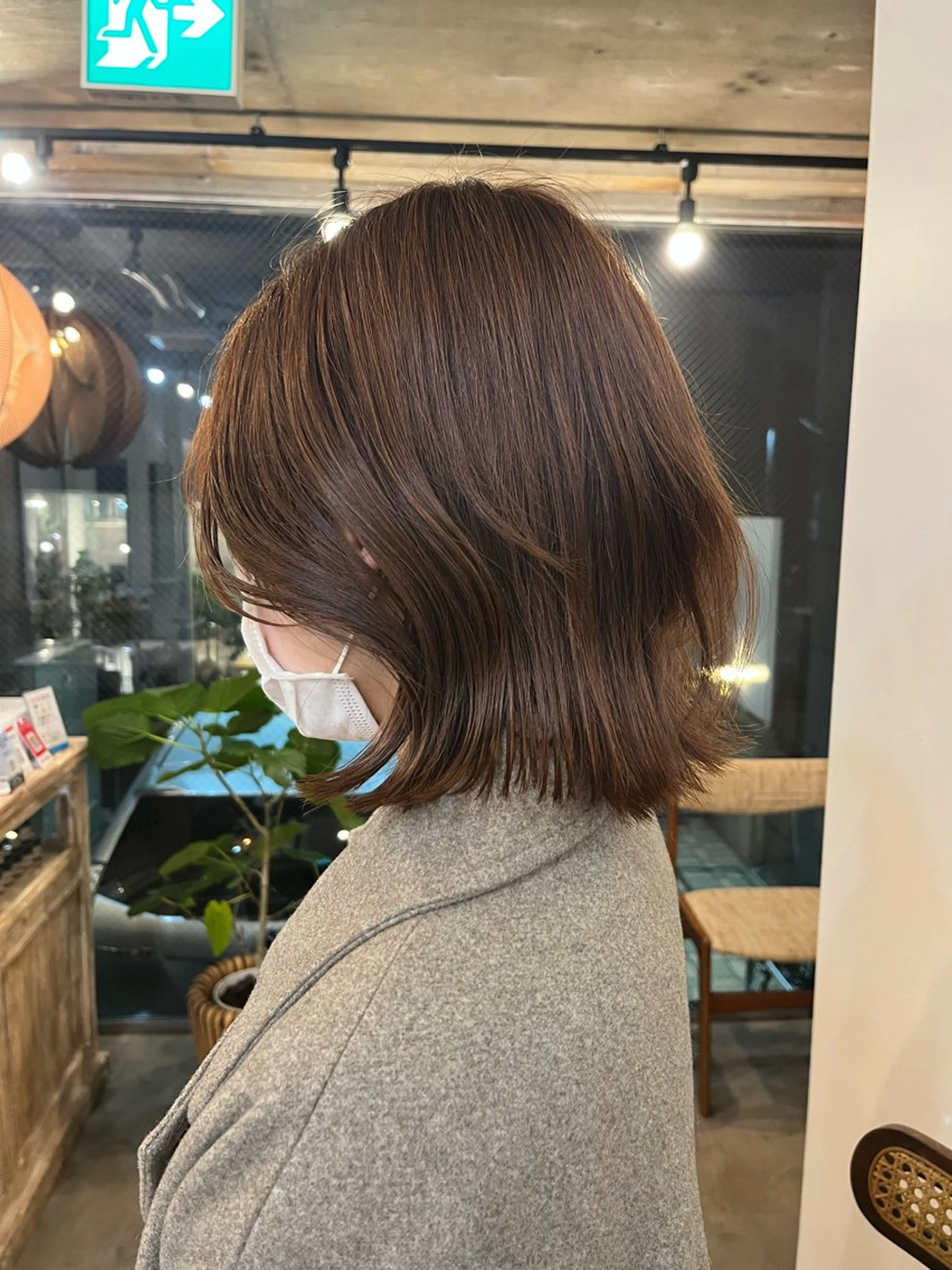 ミディアム モモセ ユメトのヘアスタイル