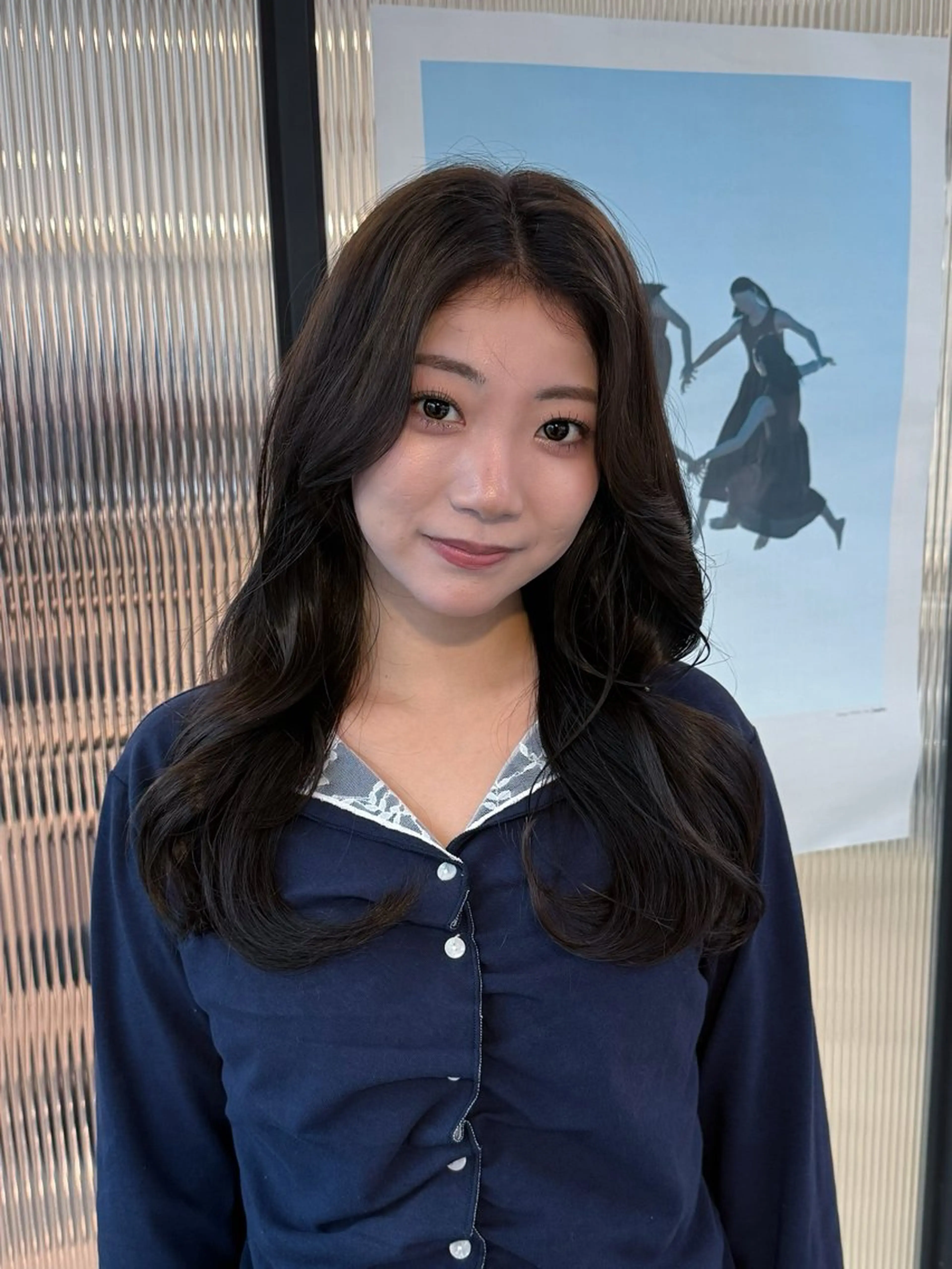 ロング カラー 韓国ヘア/透明感カラ ー/メンズレディースのヘアスタイル