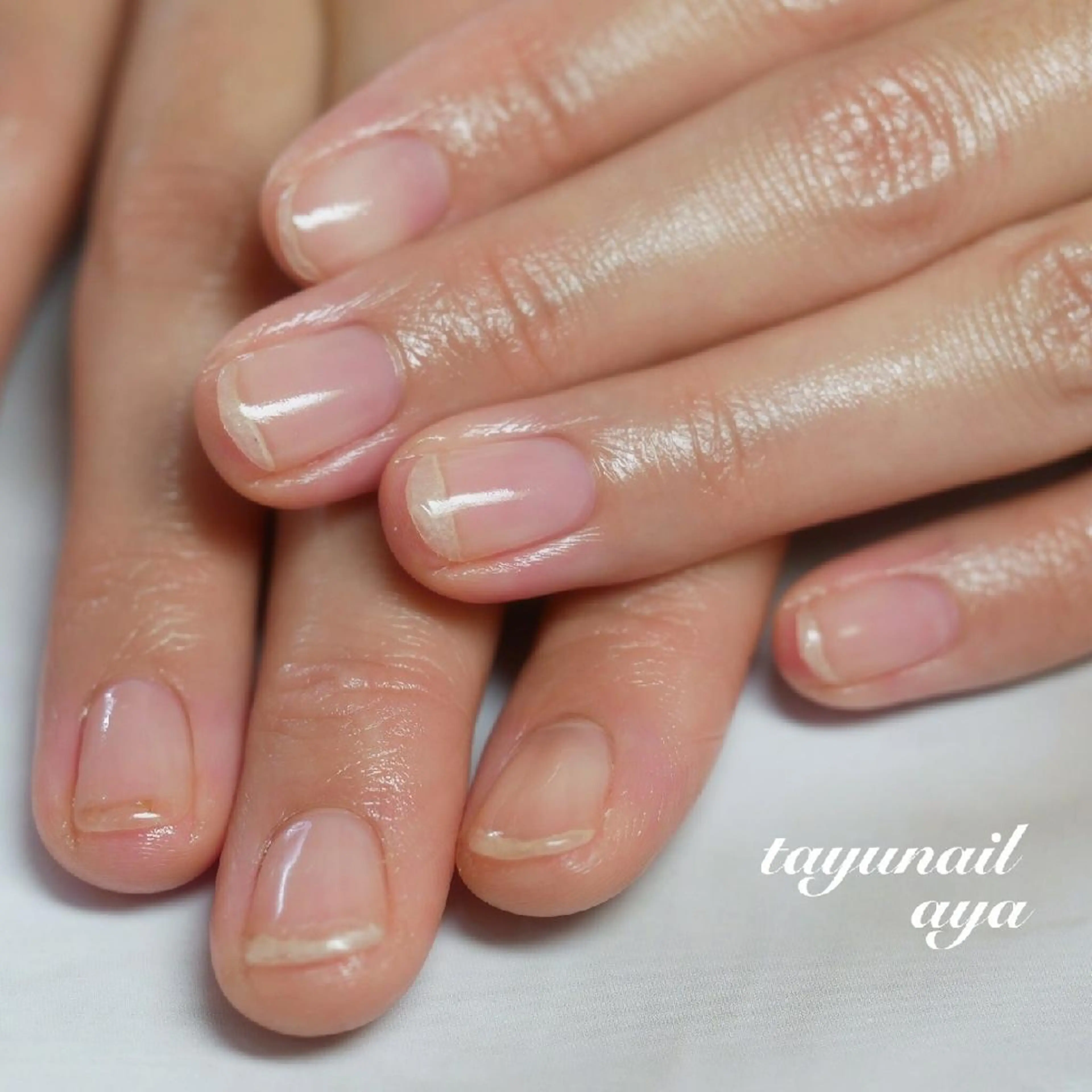 ネイル ブルー ジェルネイル パラジェル ネイルサロン 【たゆnail】のネイルデザイン