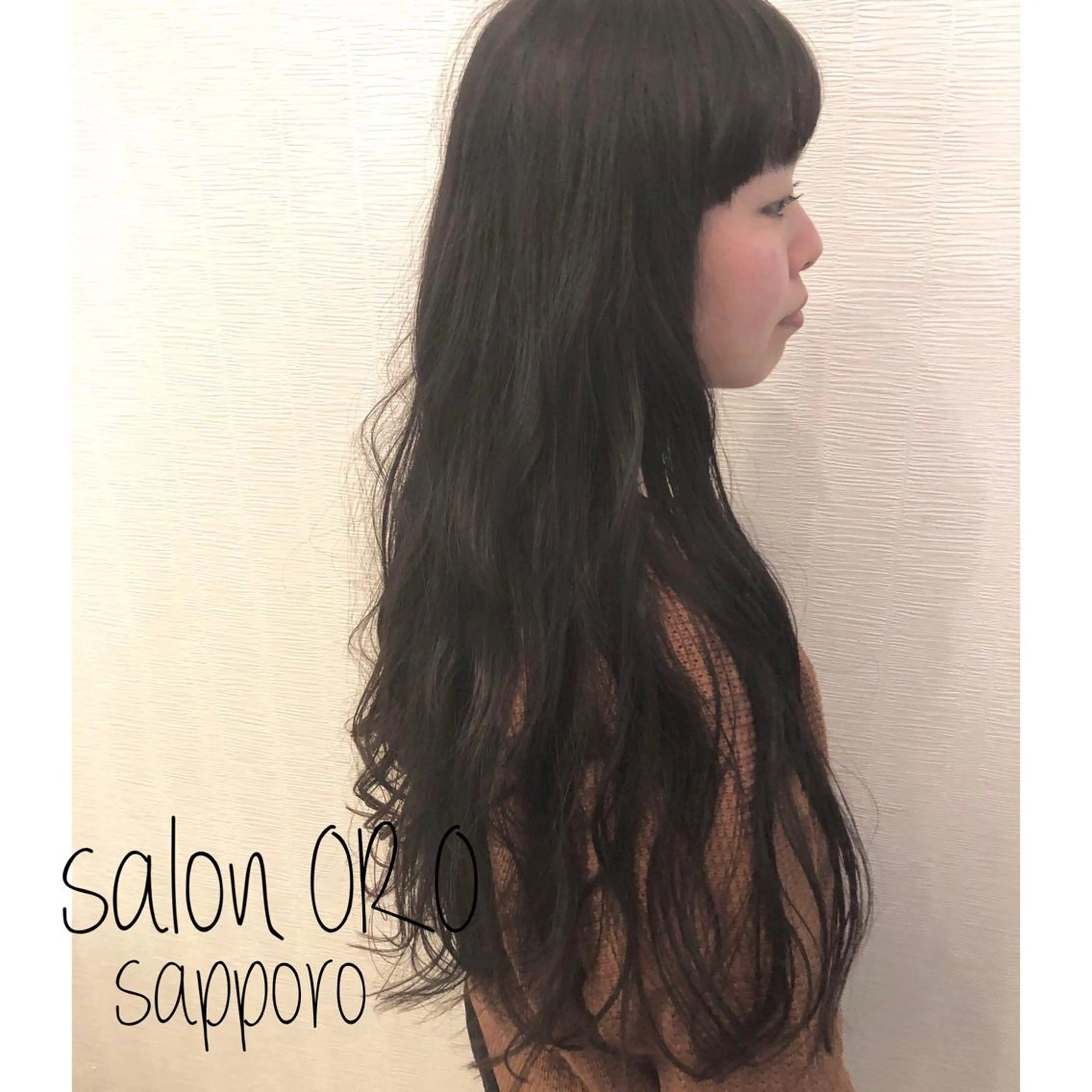 ロング パーマ 平川 友希子のヘアスタイル