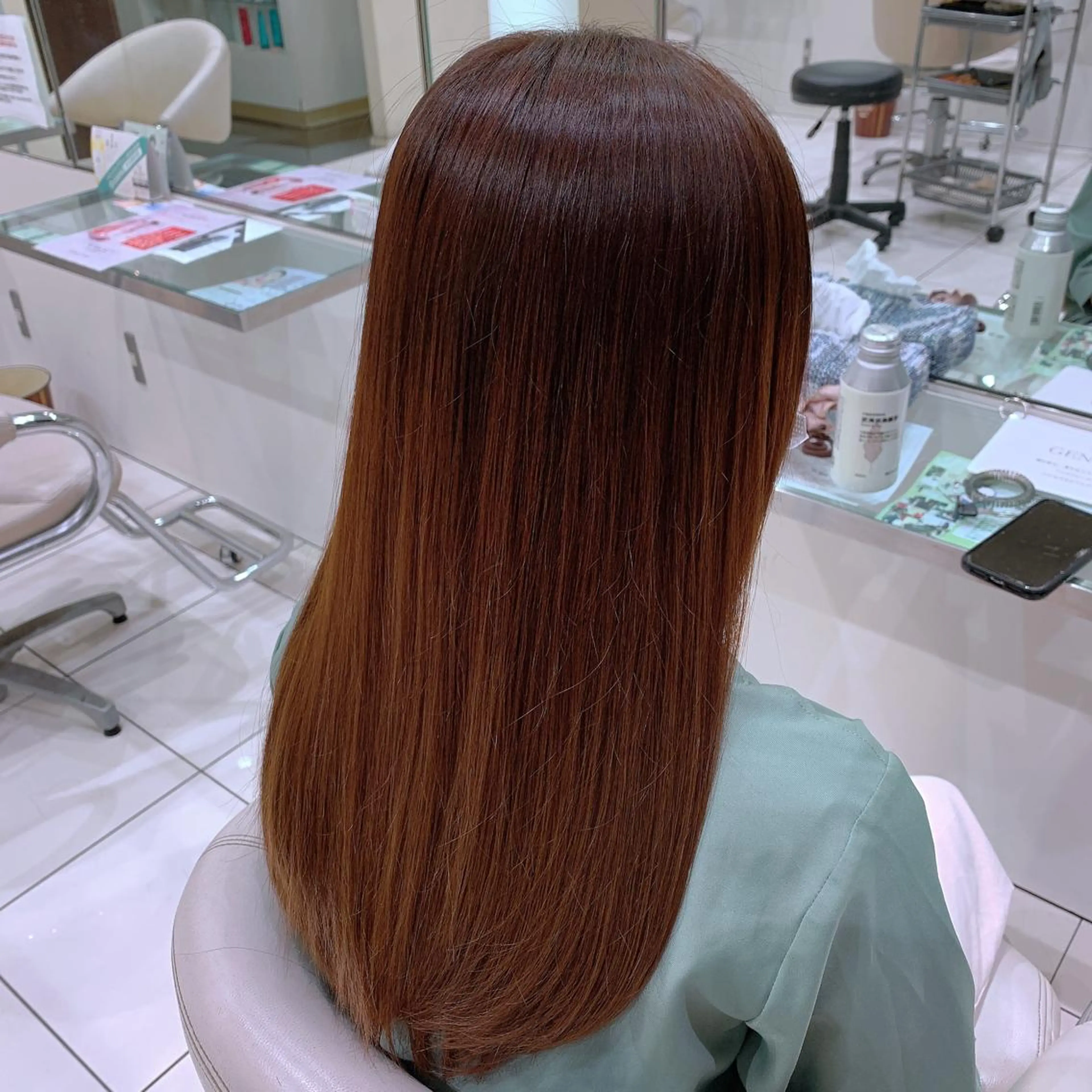 ロング カラー ピンクカラー ヘッドスパ/栄 /久屋大通/岡戸のヘアスタイル