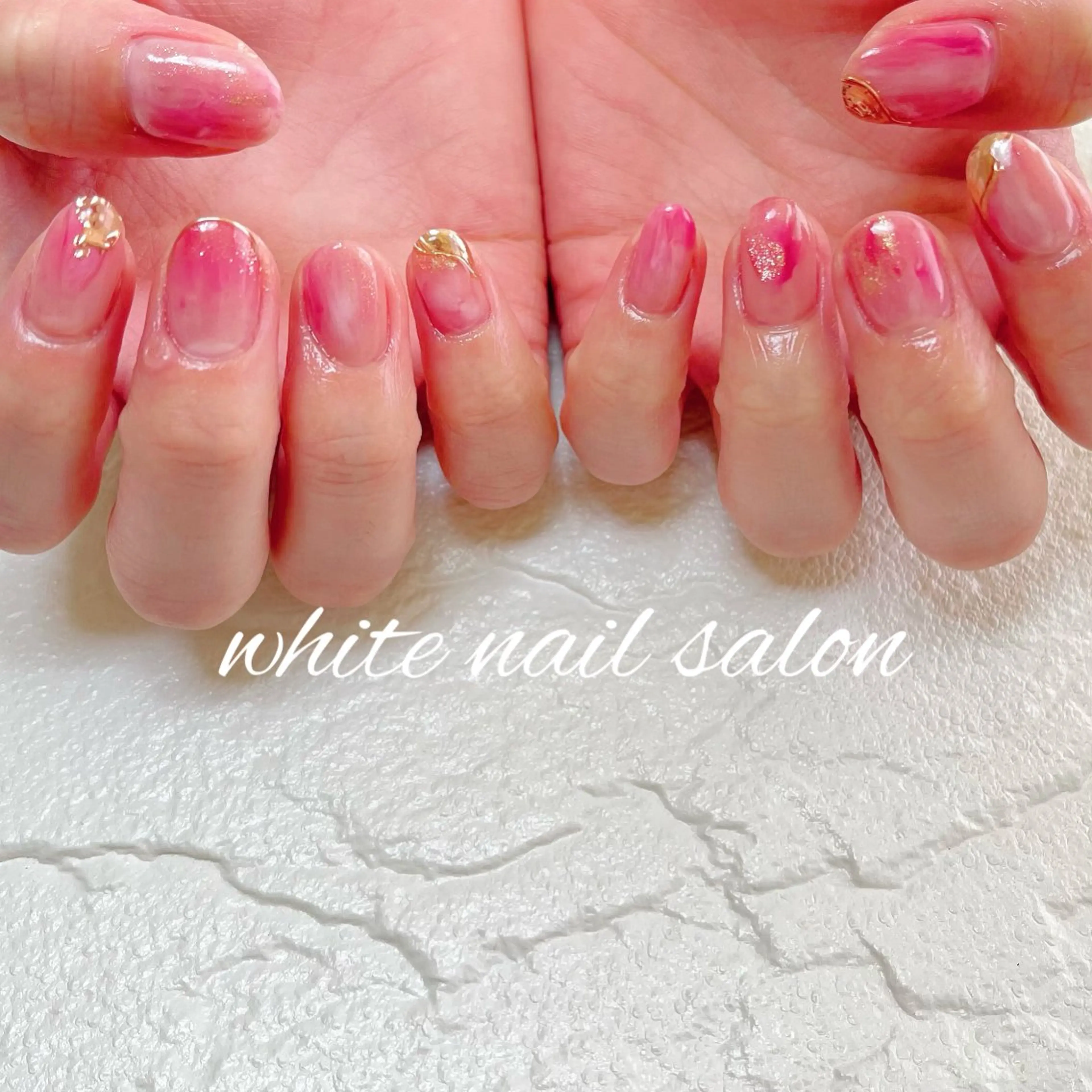 ネイル 持ち込み ハンドネイル white nail salonのネイルデザイン