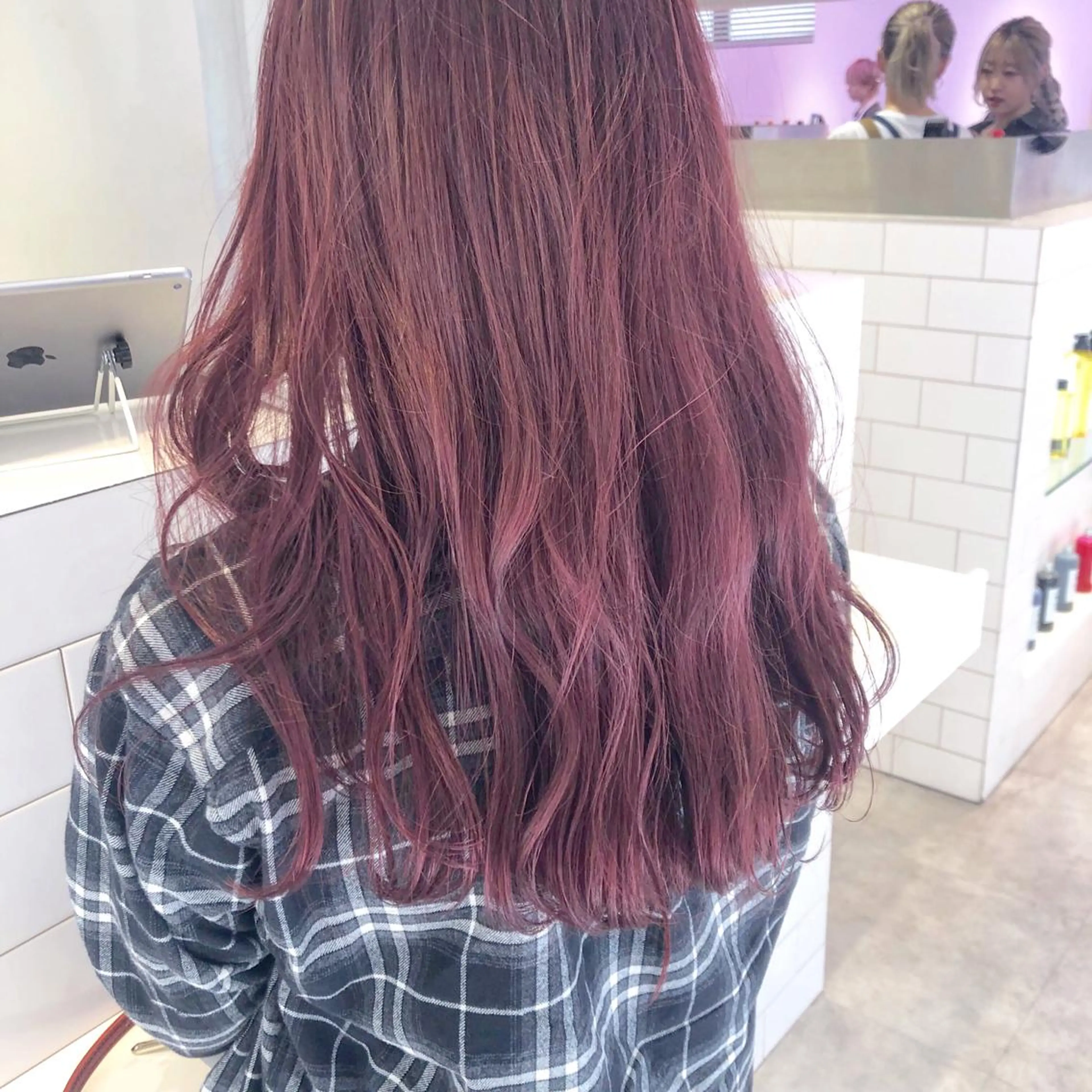 ロング カラー パーマ ヘアアレンジ メンズ ネイル マツエク・マツパ 天神レイヤーカット No.1💖マユカのヘアスタイル