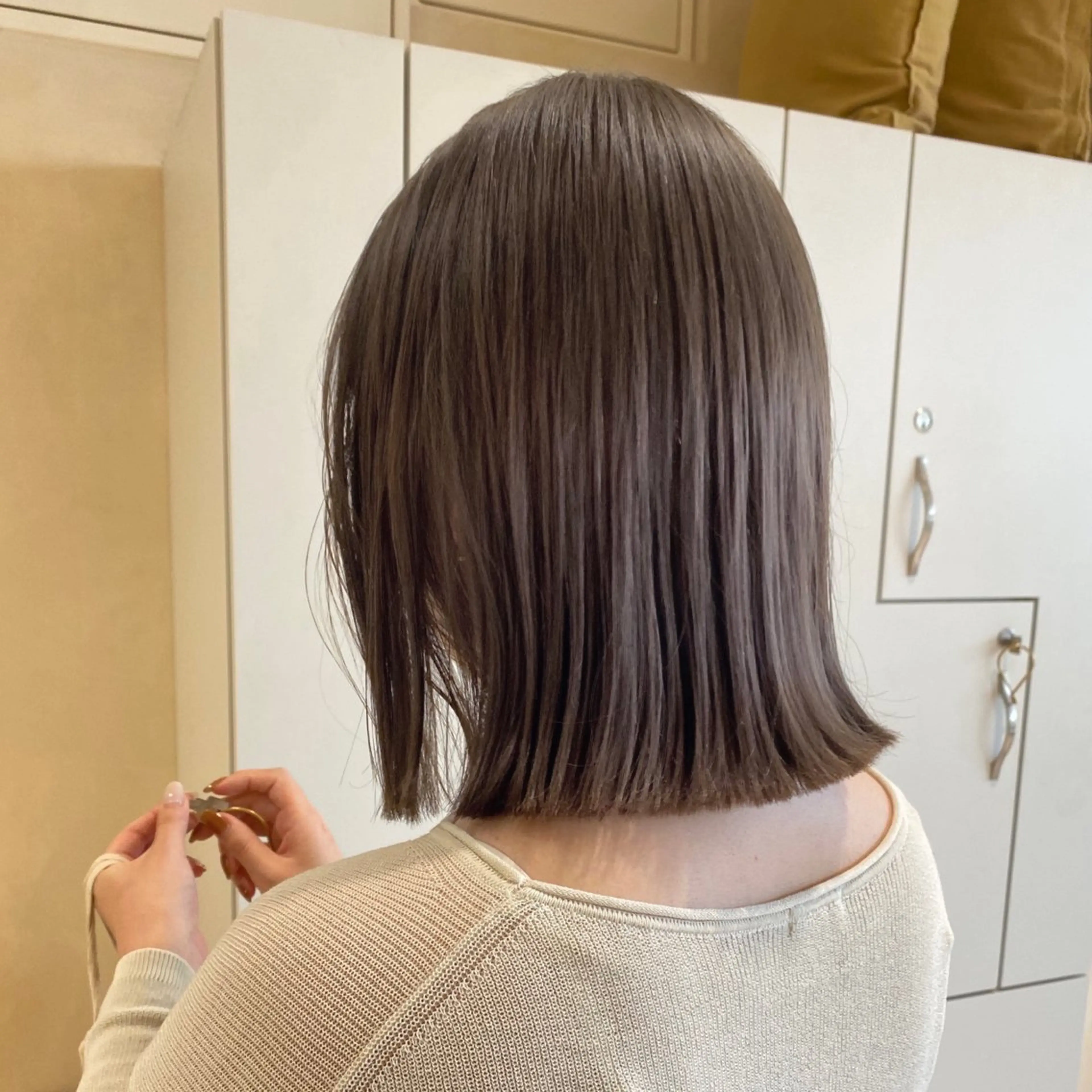 ショート カラー ボブ/ミニボブ 透明感カラーkadoのヘアスタイル