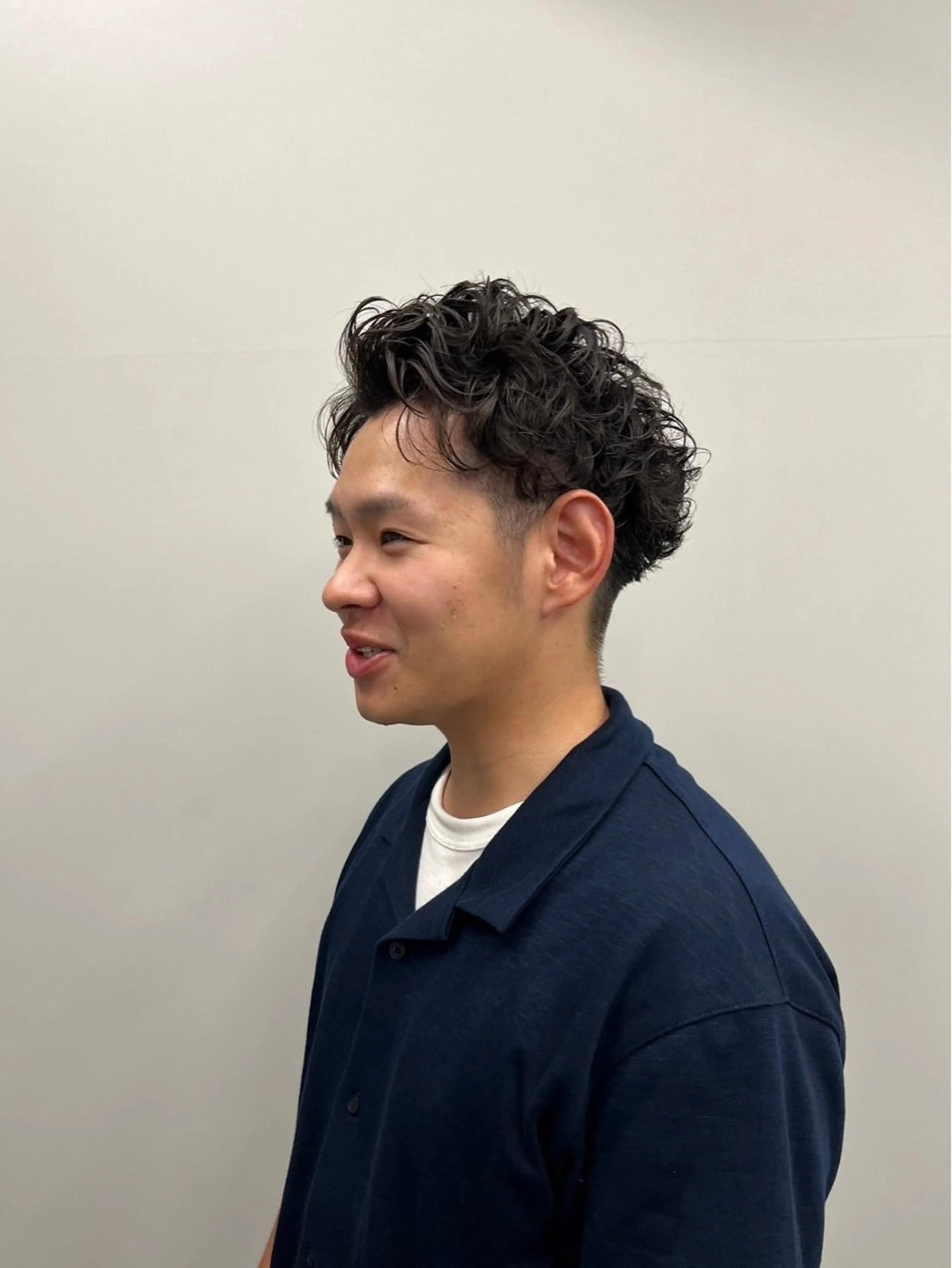 ショート パーマ メンズ カット パーマ メンズ特化/韓国風 ニュアンス/ときなのヘアスタイル