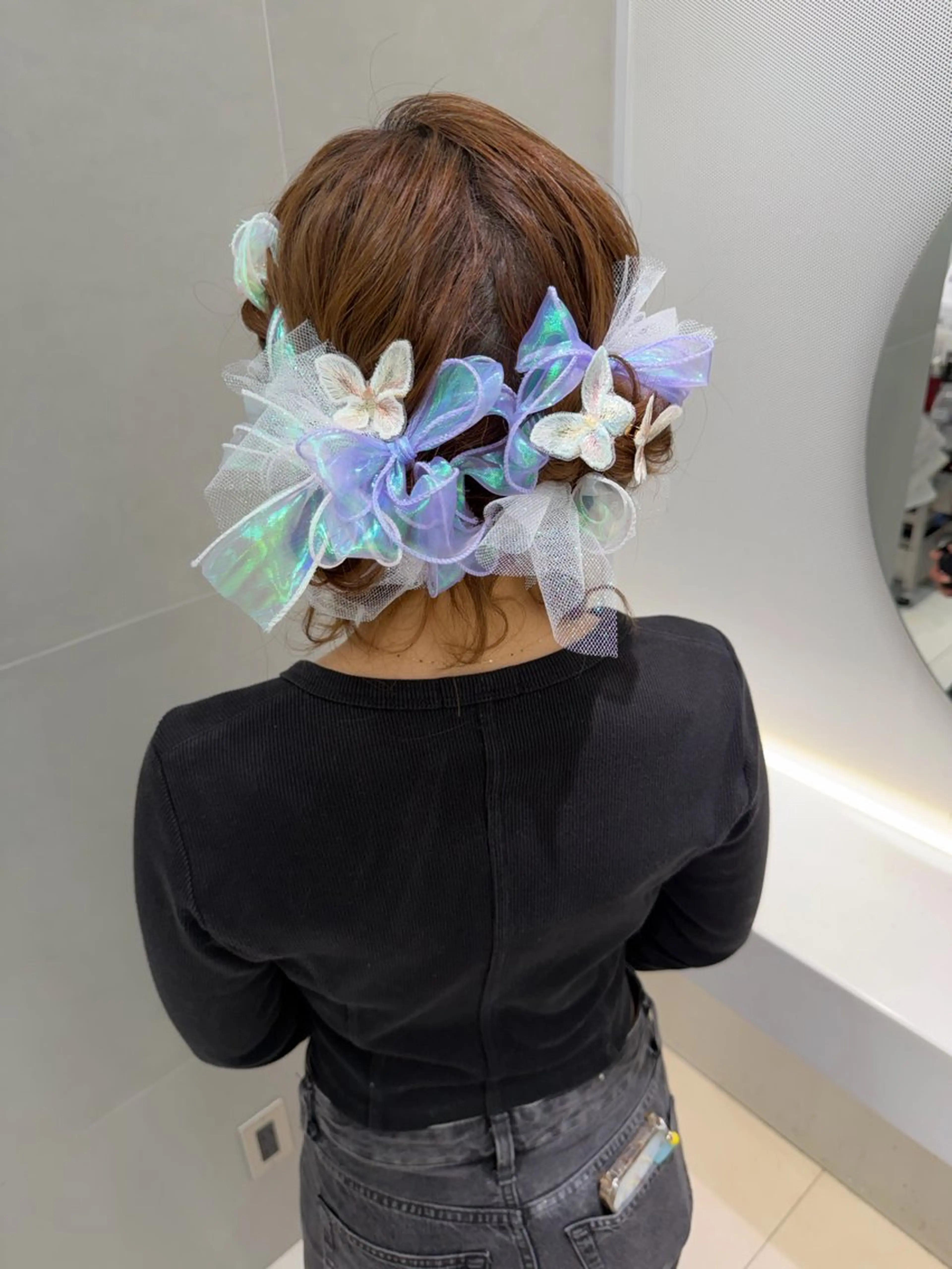 ヘアアレンジ 結婚式・ブライダル ヘアセット ヘアセット🎀耳つぼ 👂💎MONAMIのヘアスタイル