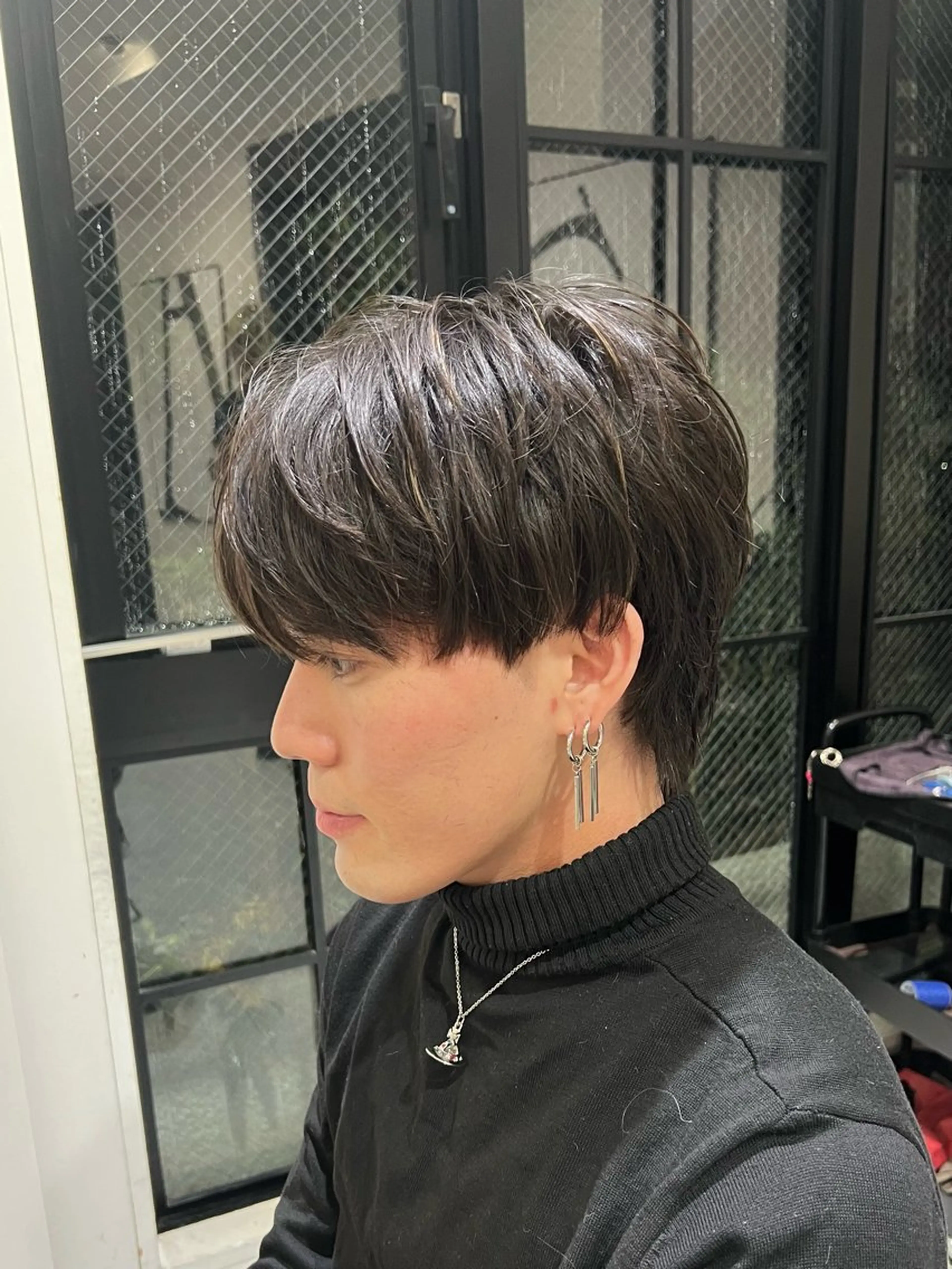 メンズ マッシュ シースルーマッシュ カット トリートメント ヘッドスパ ブリーチ/縮毛矯正 🏖️MIREのヘアスタイル