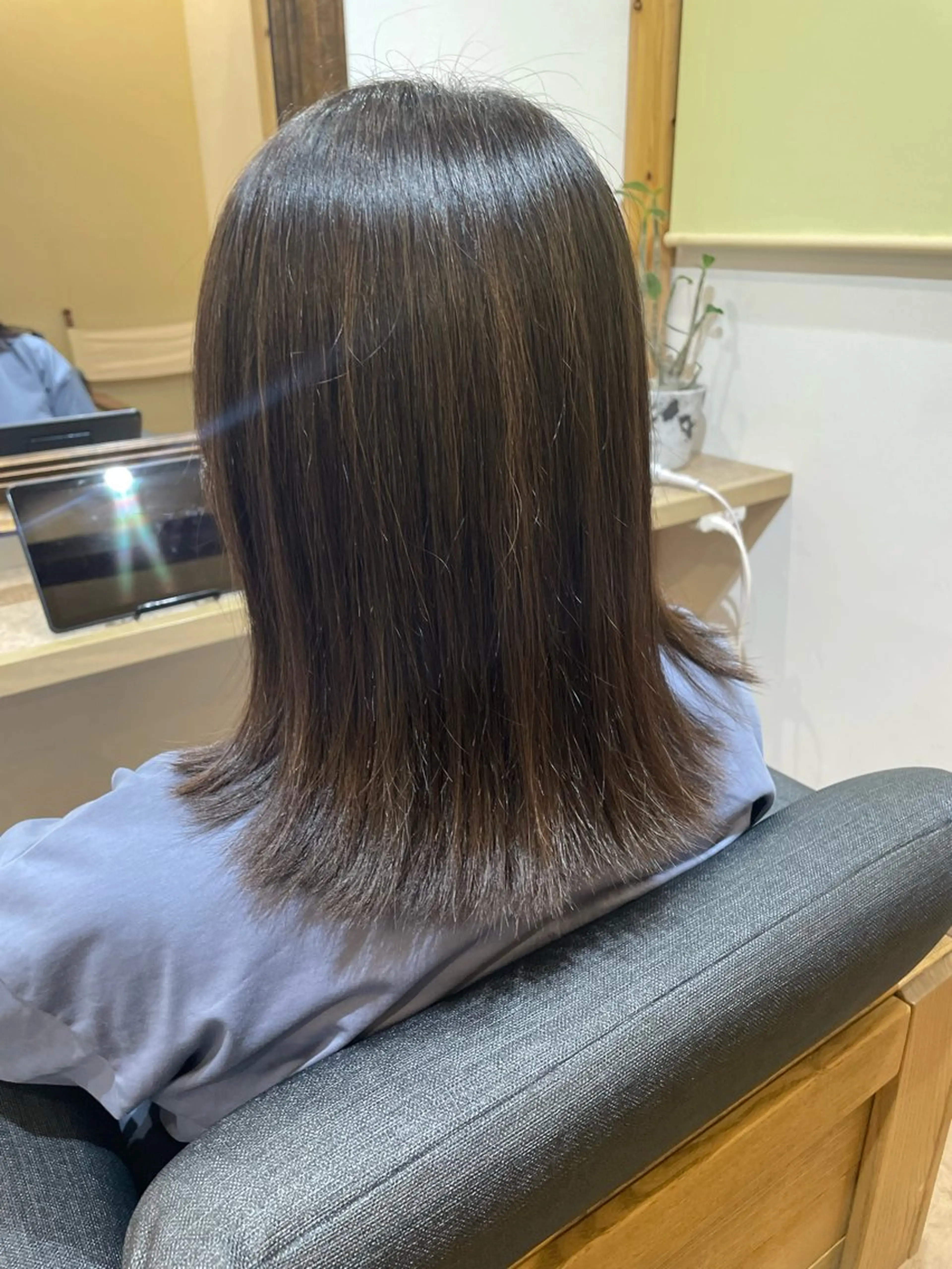 ロング 山口 里莉のヘアスタイル