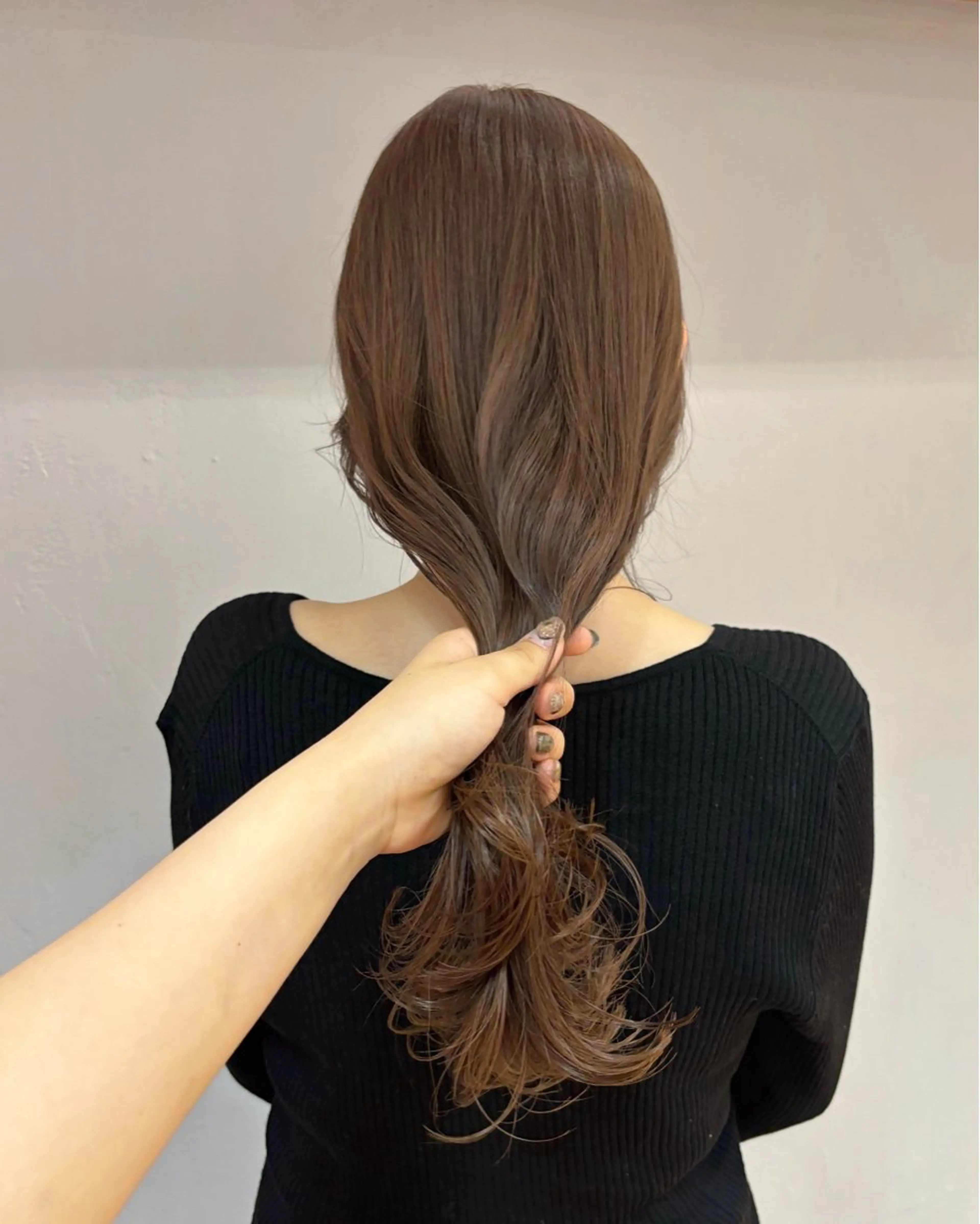 ミディアム カラー カット ヘアカラー オリーブ/縮毛♡ Natsuno🩰のヘアスタイル