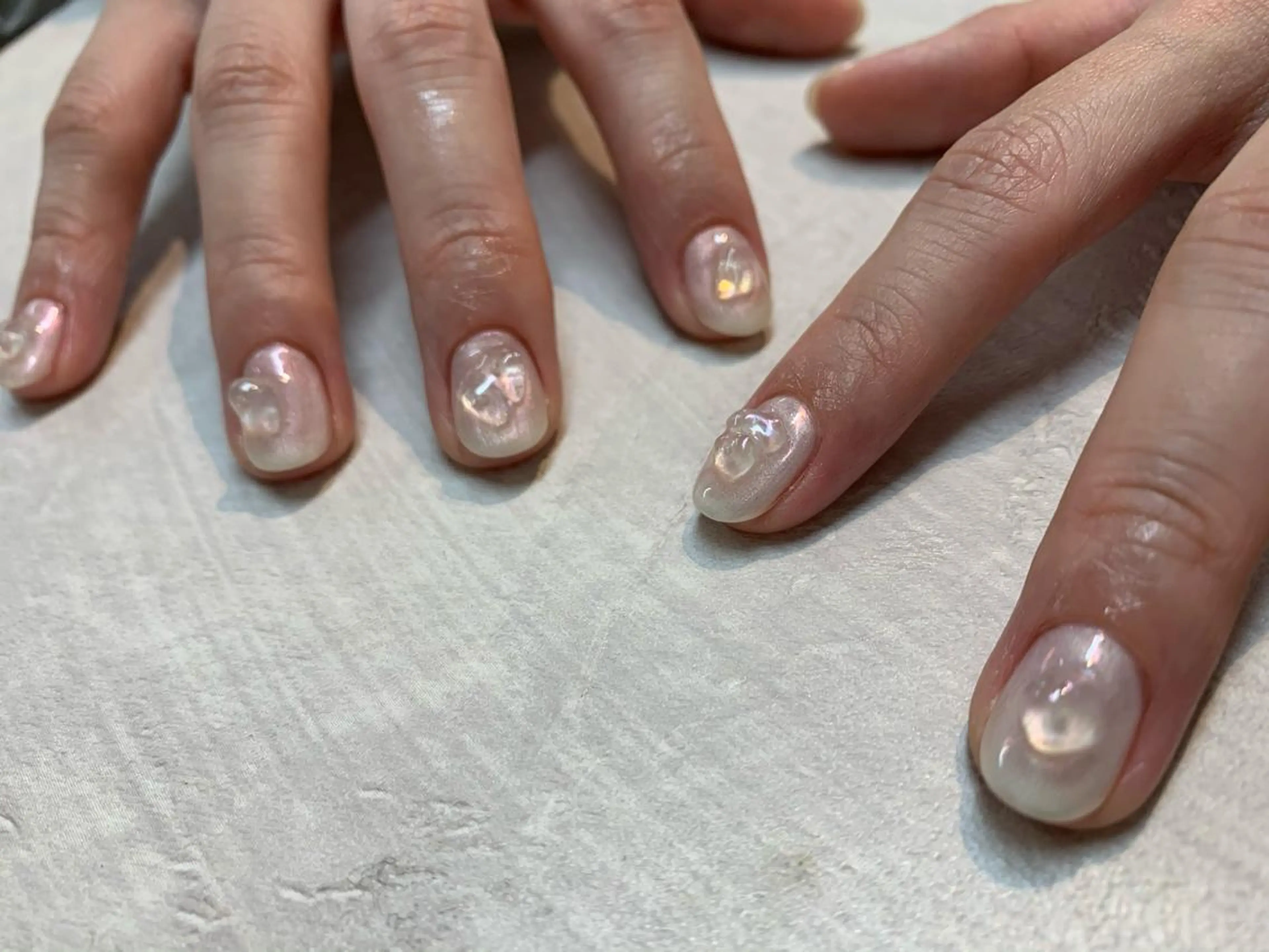 ネイル アートネイル オーロラネイル クリアネイル フットネイル フレンチネイル アトリエ 103のネイルデザイン