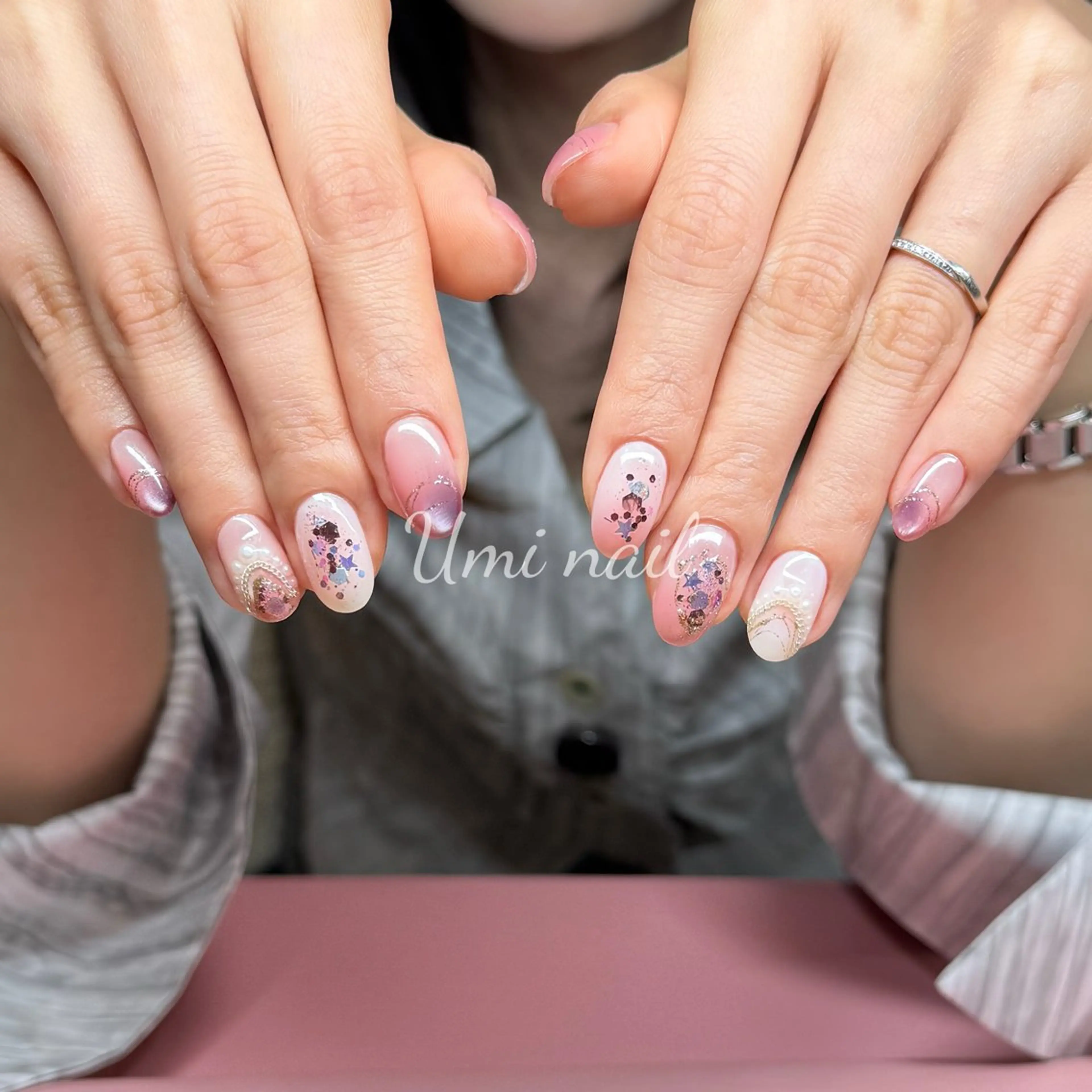 ネイル 持ち込み 日暮里 Umi Nailのネイルデザイン