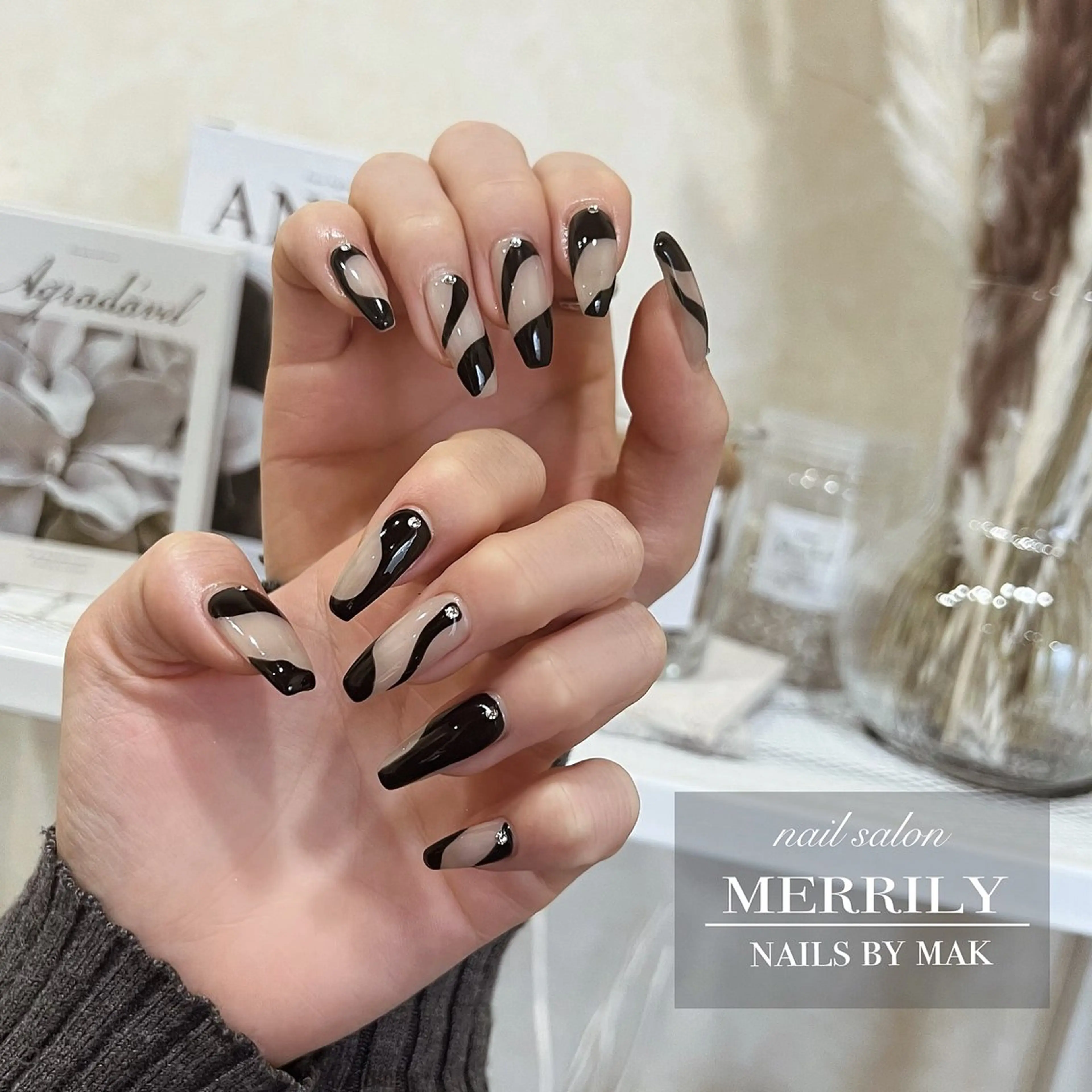 ロング ハンドネイル salon de Chéli所属・salon de Cheliのネイルデザイン