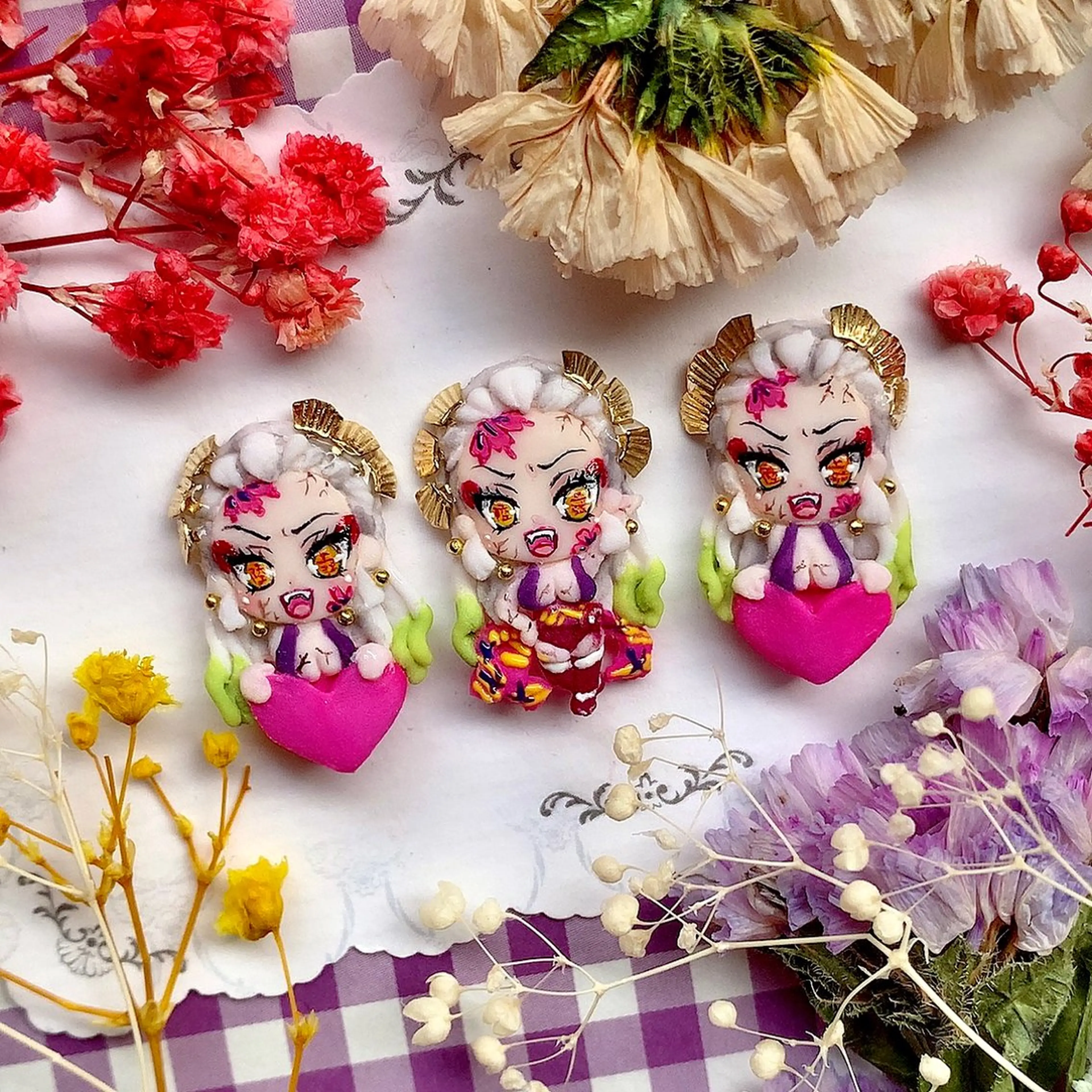 ネイル アートネイル シェアサロンLei.g(レイジー)所属・3Dアートネイル💗 都築レナのネイルデザイン