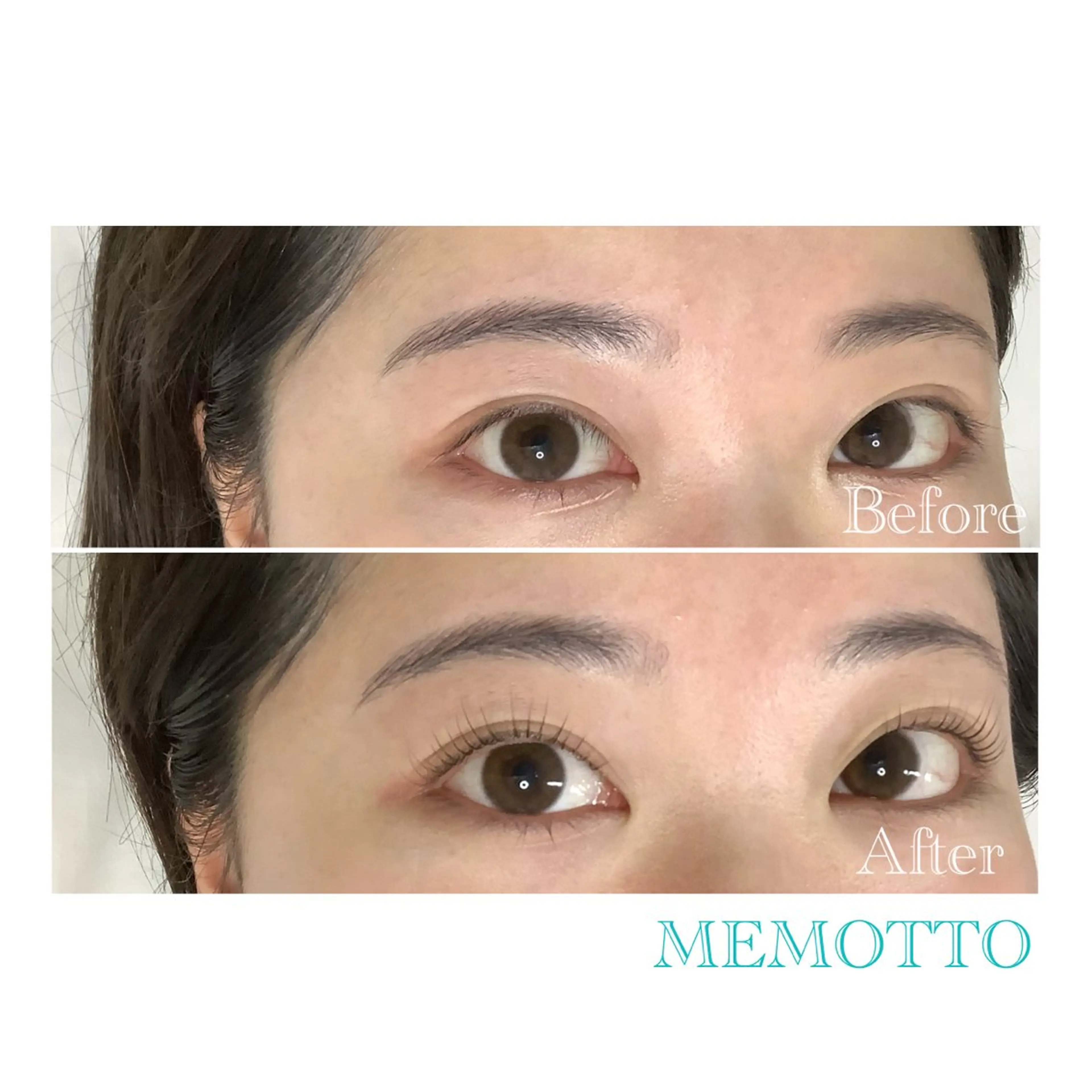 マツエク・マツパ 一重×まつ毛パーマ マツパ MEMOTTO CHIHIROのマツエク・マツパデザイン