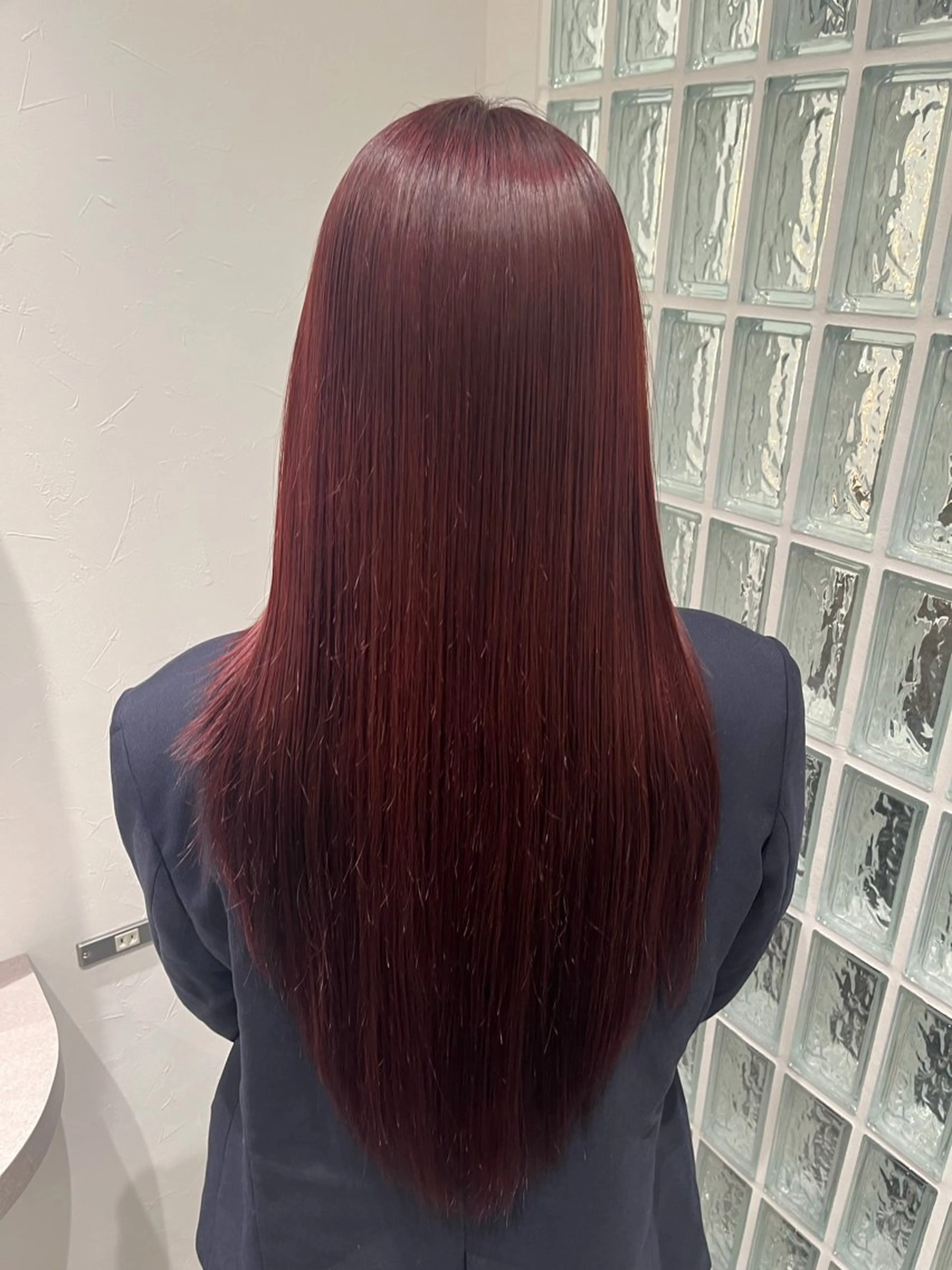 カラー ボルドーカラー ブラウンカラー LoiLo YUIのヘアスタイル