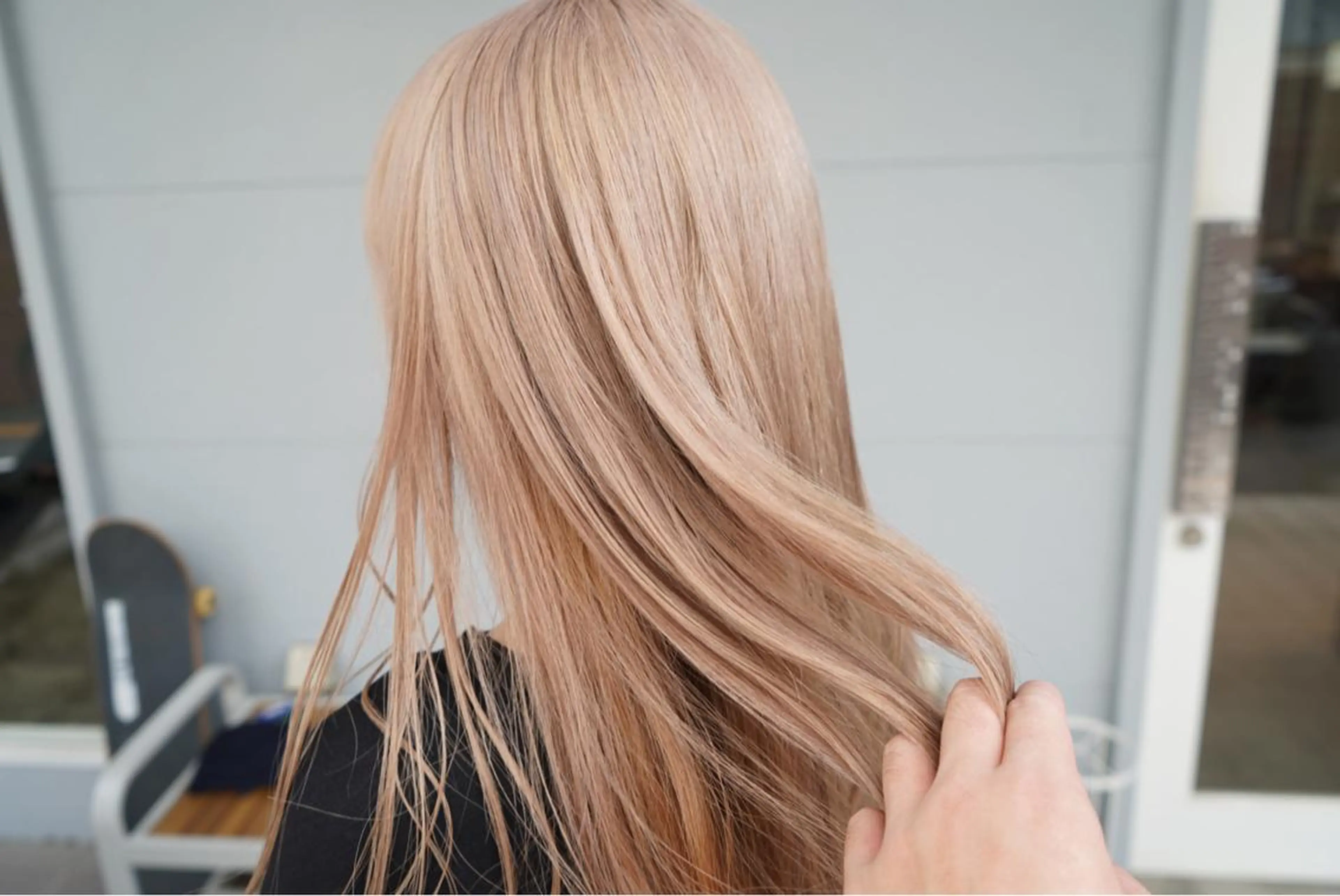 ロング カラー ヘアアレンジ ヘアカラー トリートメント lani ブリーチ /ダブルカラーのヘアスタイル