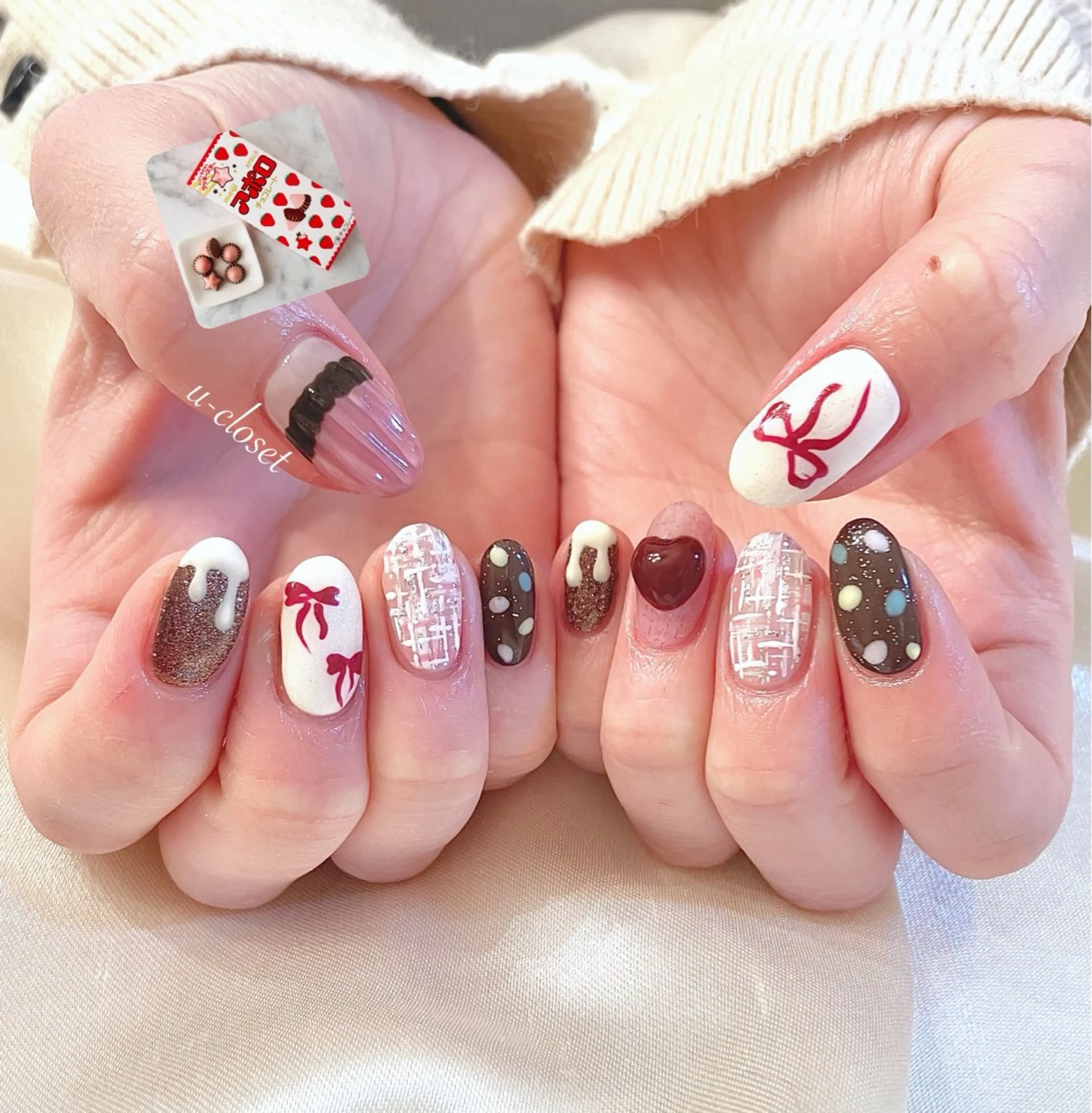 ネイル ハンドネイル u closetのネイルデザイン
