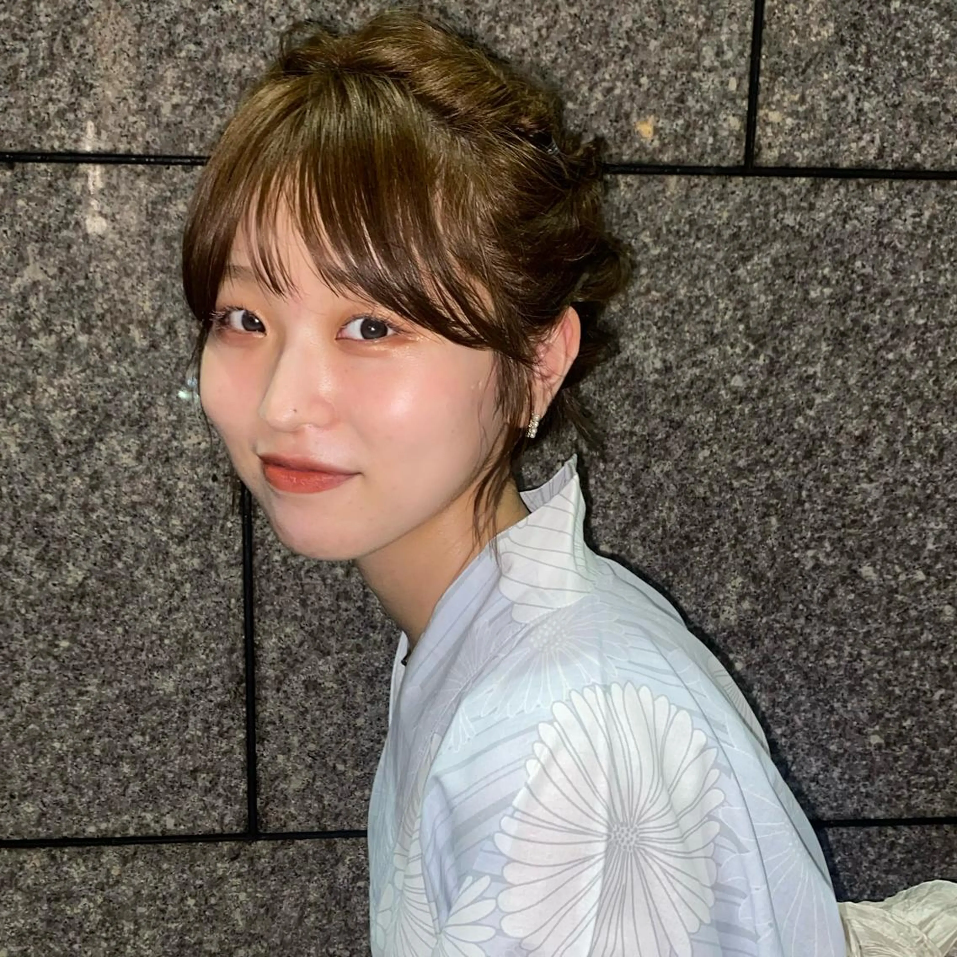 ショート カラー パーマ ヘアアレンジ ボブレイヤー アディクシーカラー 透明感カラー イルミナカラー ボブ ヘアセット 小野寺瑞希 /最小顔カットのヘアスタイル