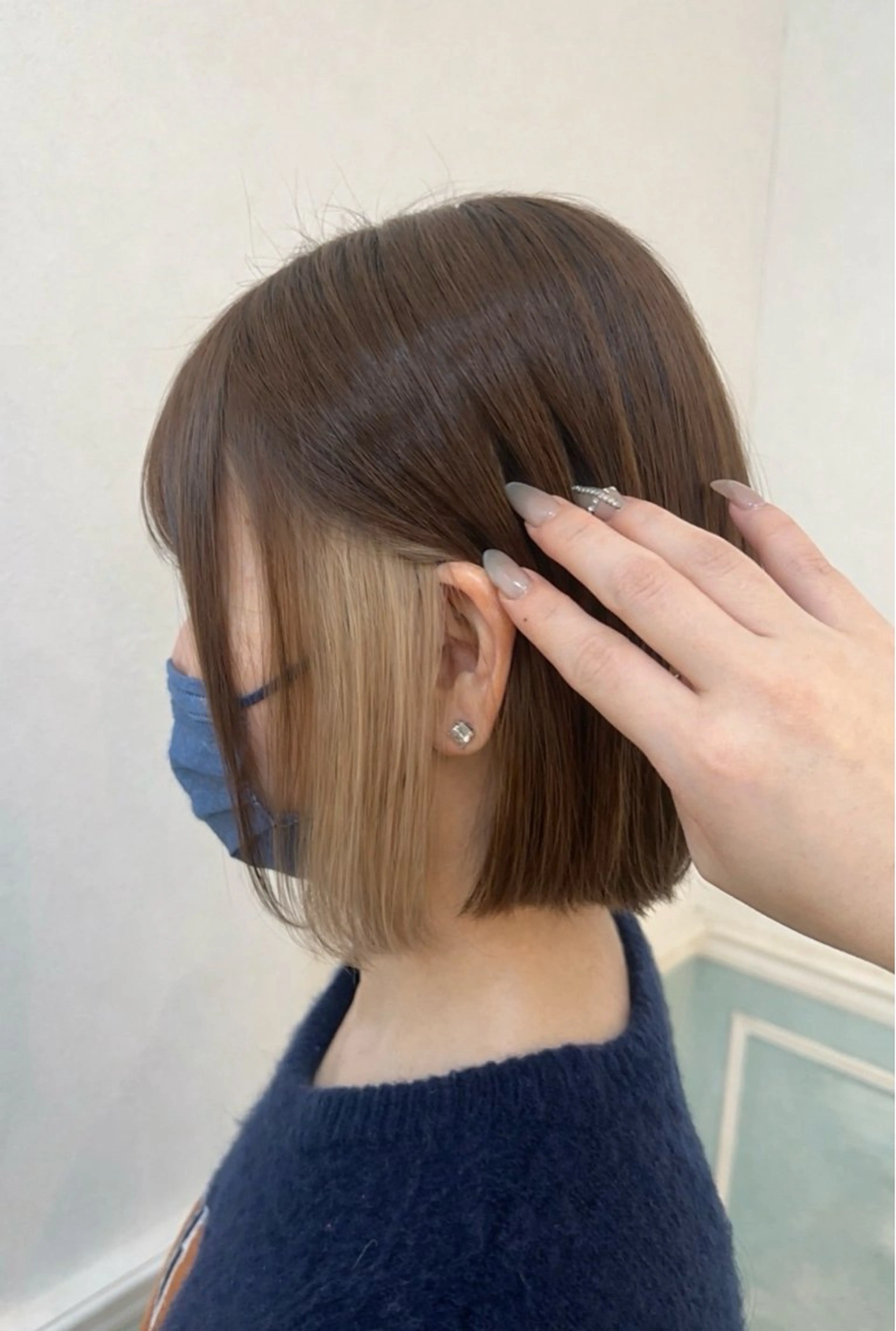 カラー 山口 珠莉のヘアスタイル