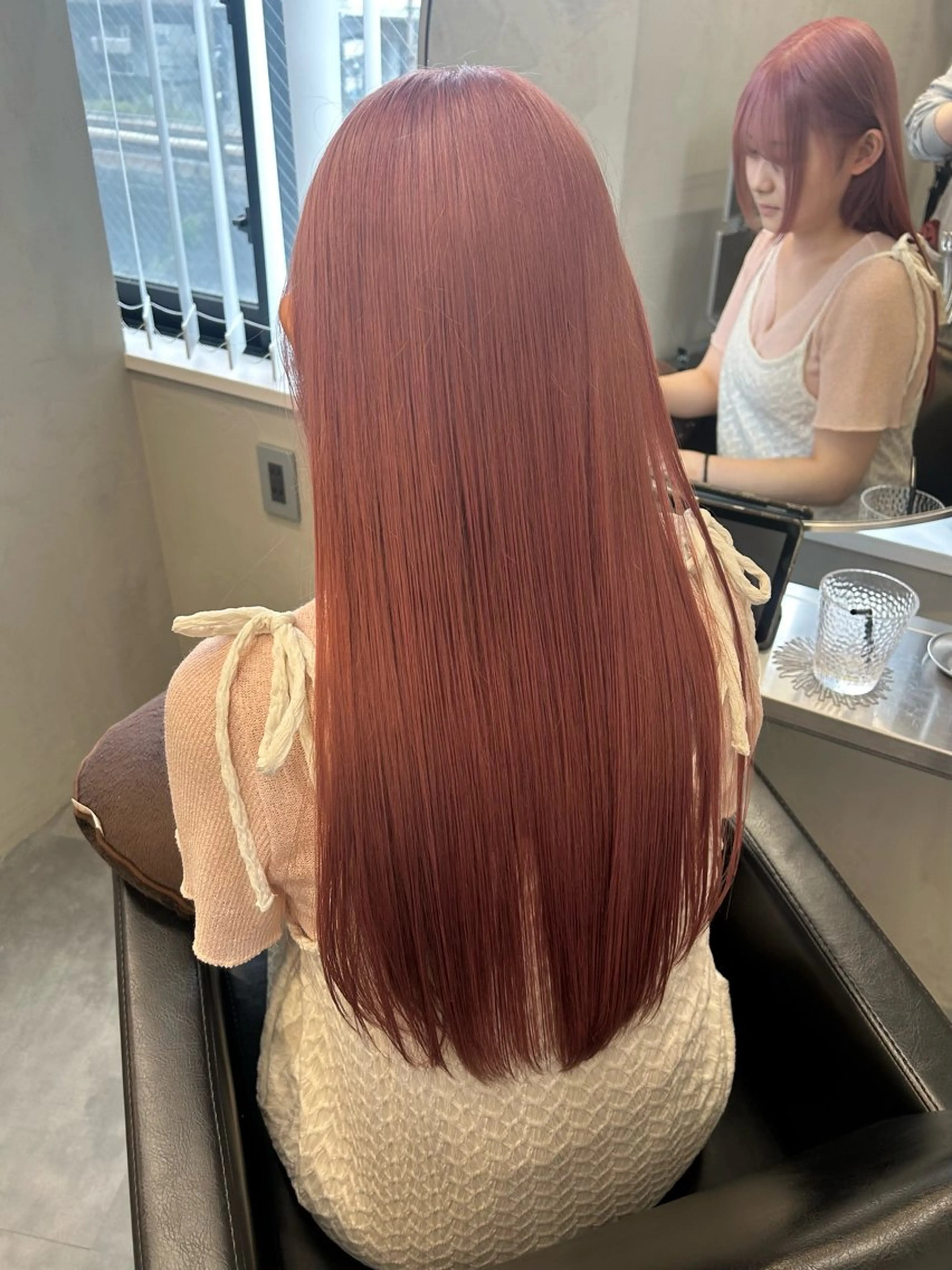 ロング カラー カット ヘアカラー トリートメント Haru/THREE …by velvetのヘアスタイル