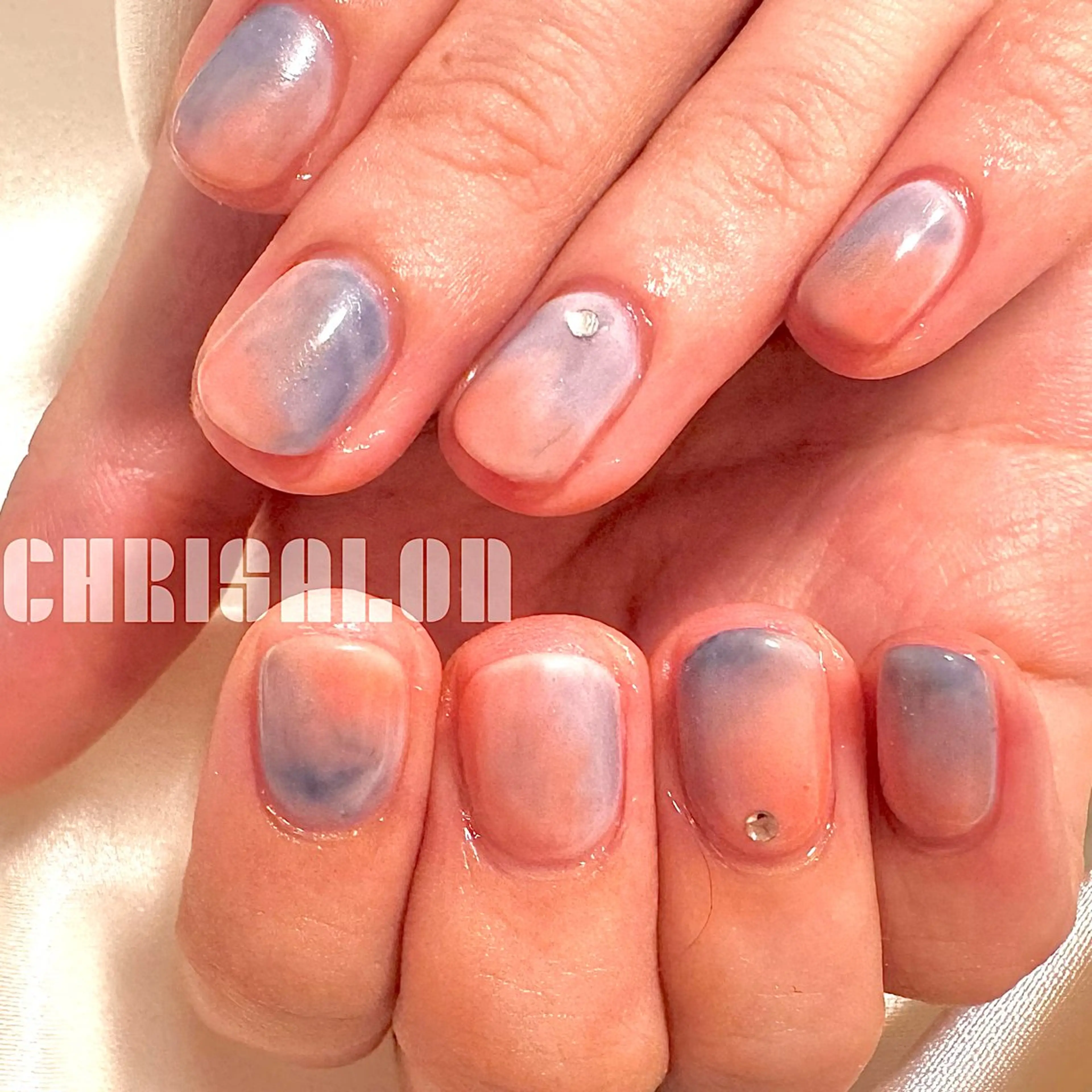 ネイル 大理石ネイル(マーブル) U eのネイルデザイン