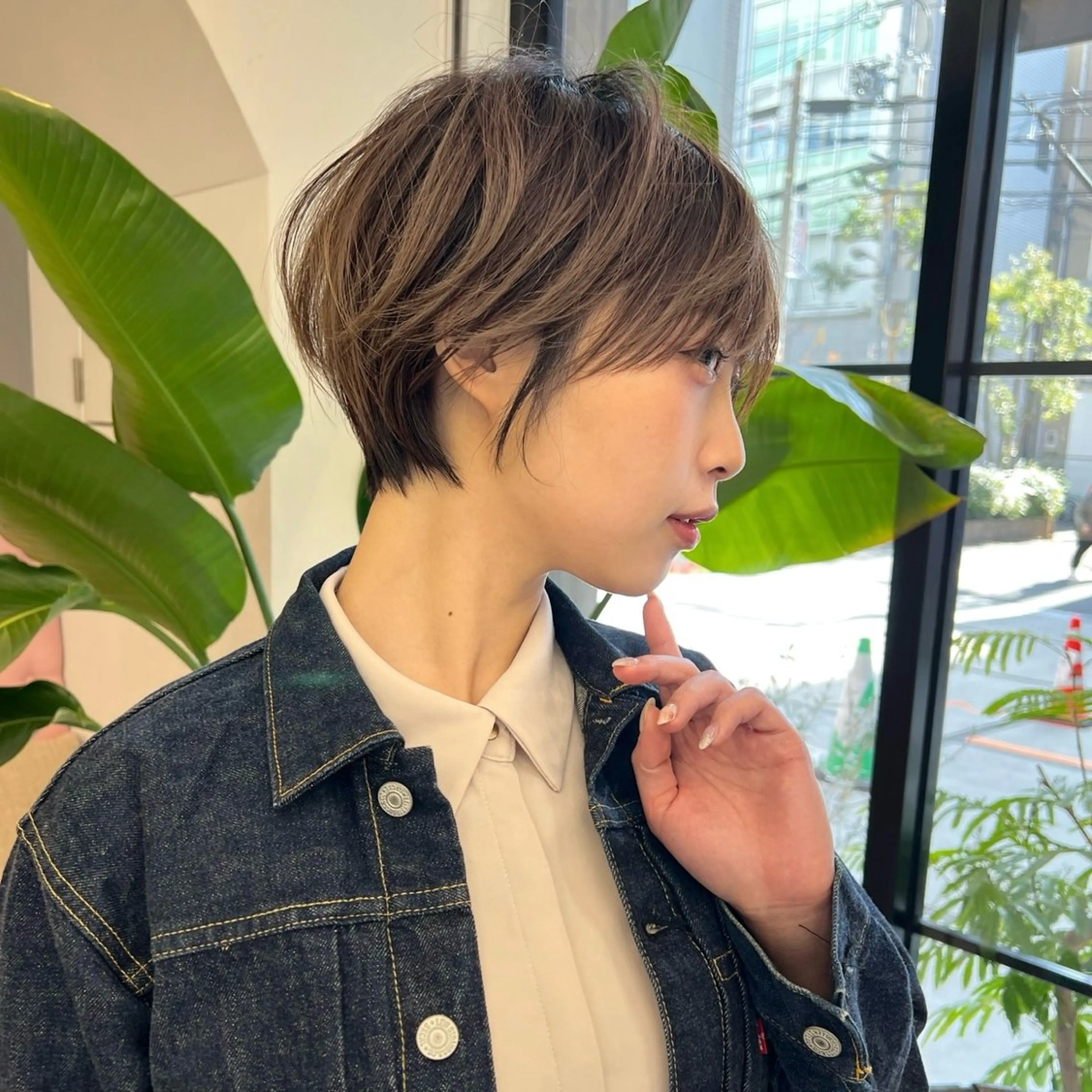 ショート ショートボブ 丸みショート ボブ くびれヘア ショートヘア sand瀧川真平 /ショートヘア/ボブのヘアスタイル