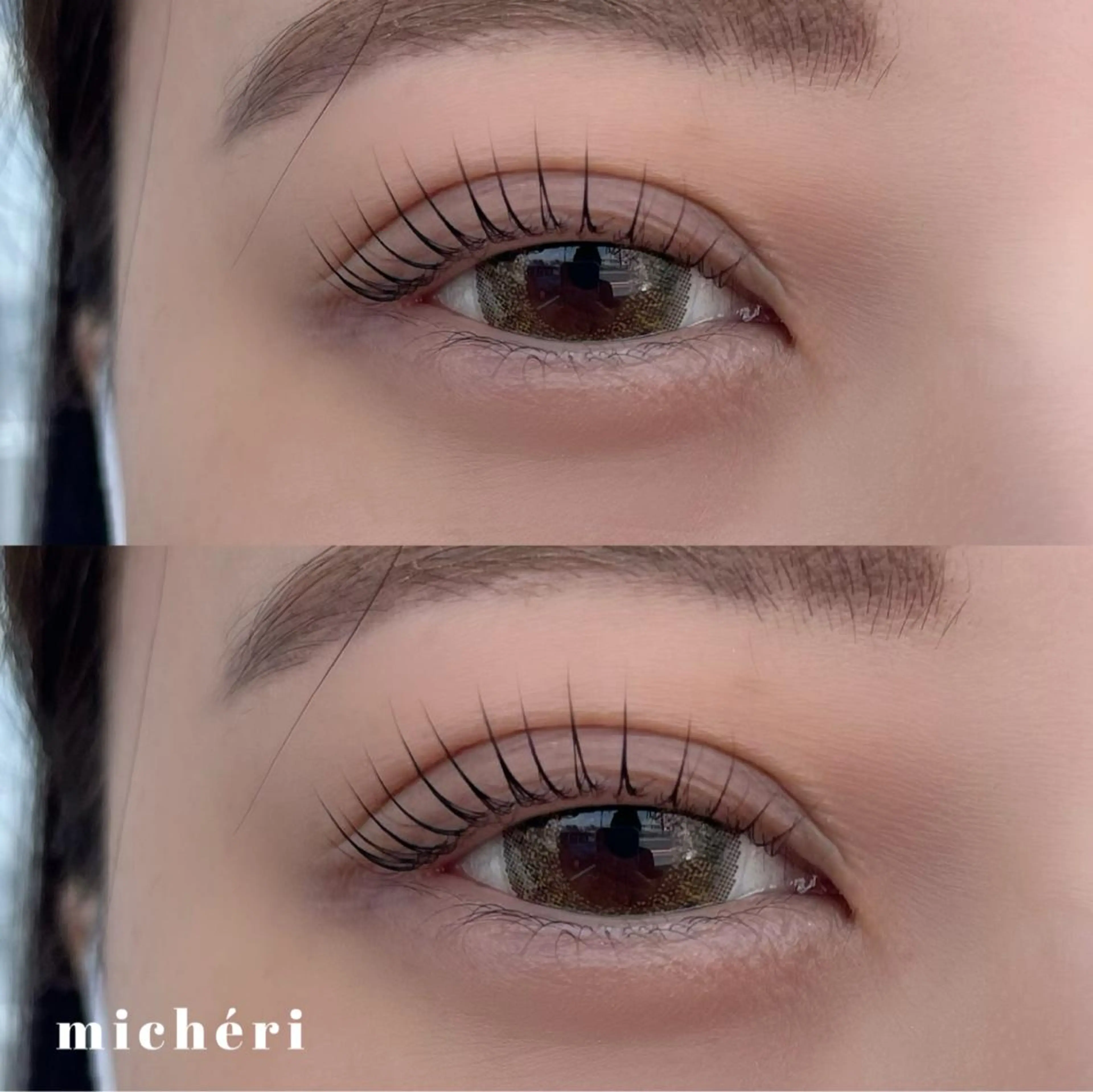 似合わせまつ毛パーマ（上）の写真