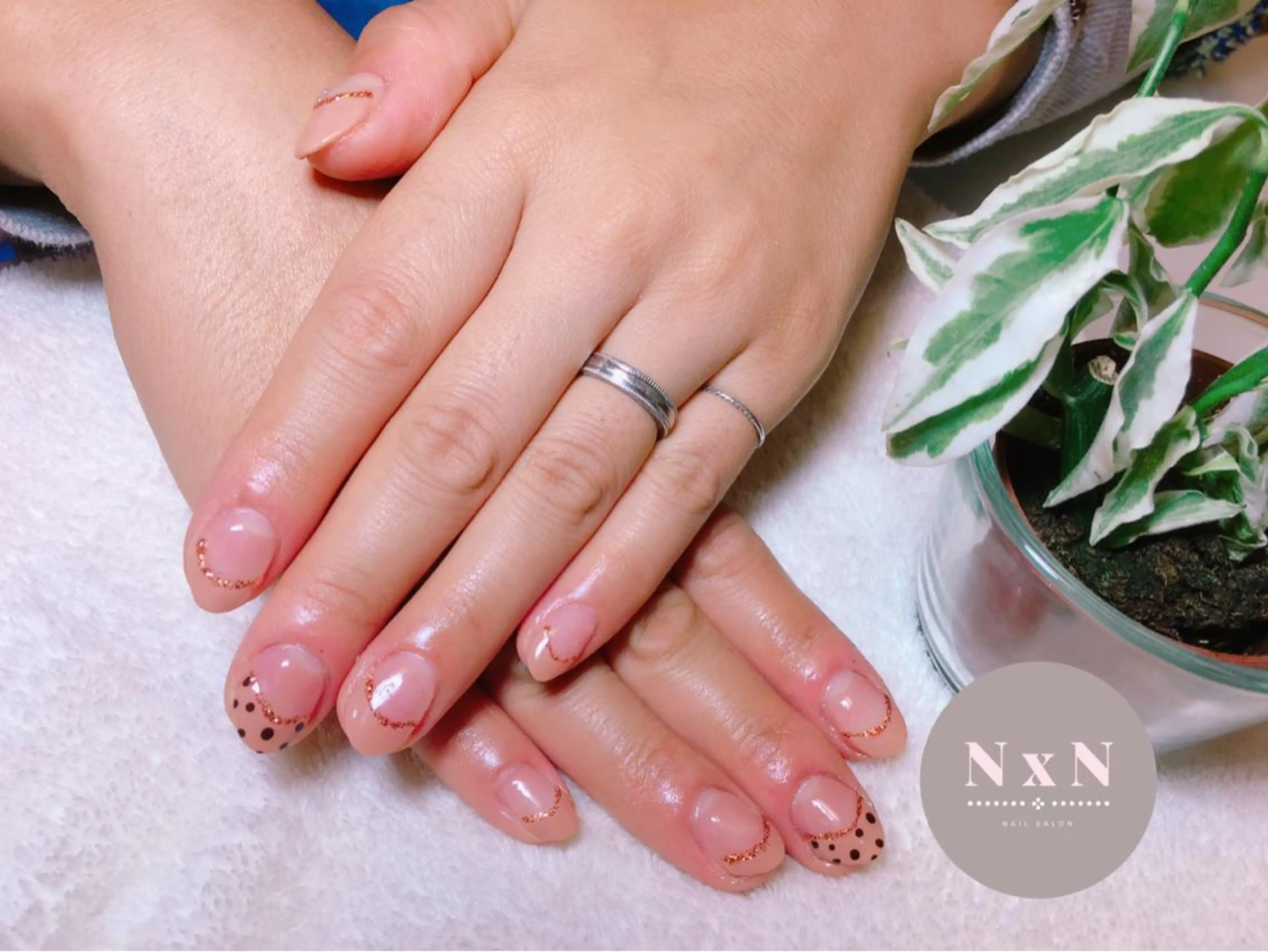ネイル フレンチネイル nail salon N×Nのネイルデザイン