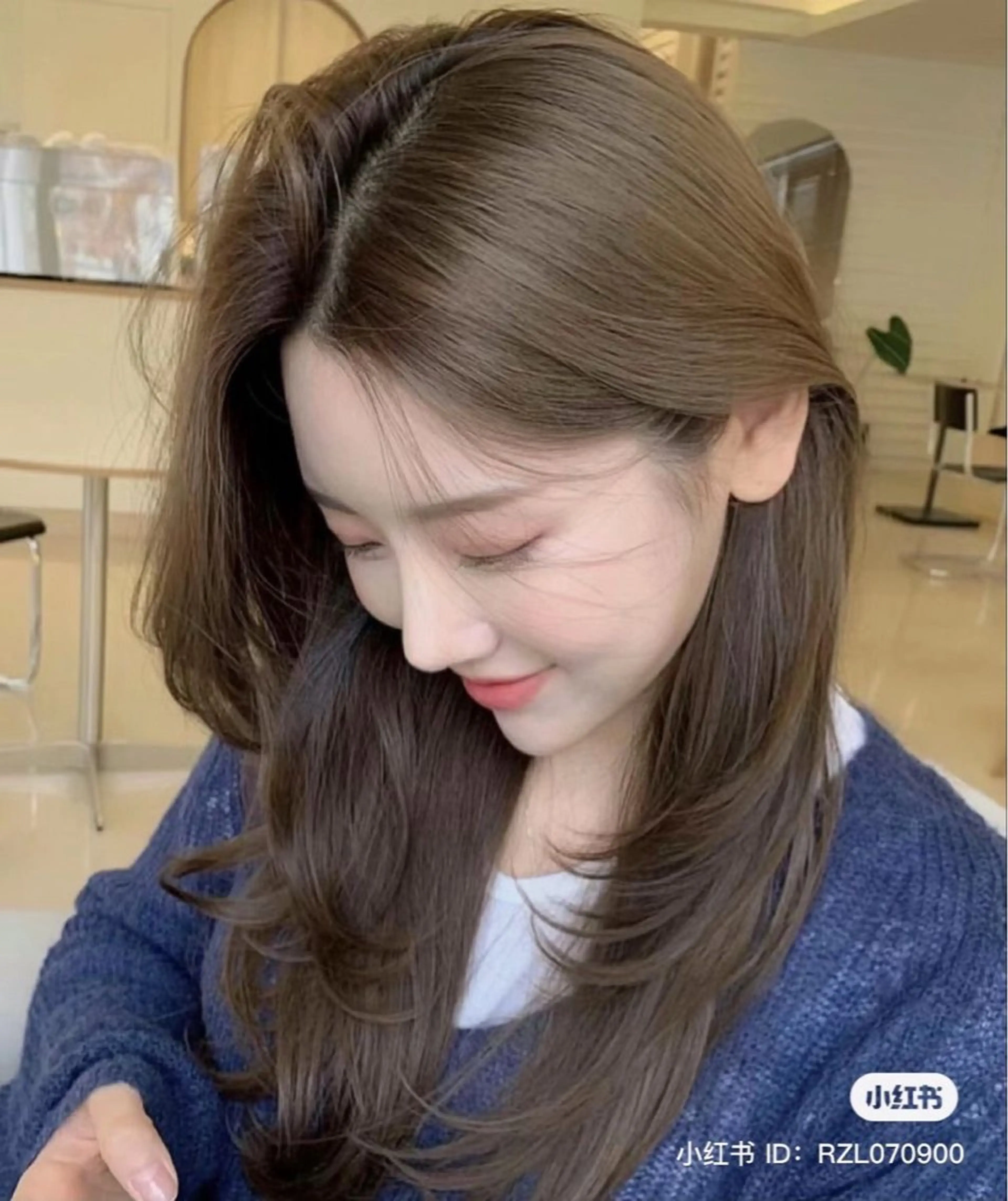 ミディアム 【表参道】Ruri デジタルパーマのヘアスタイル