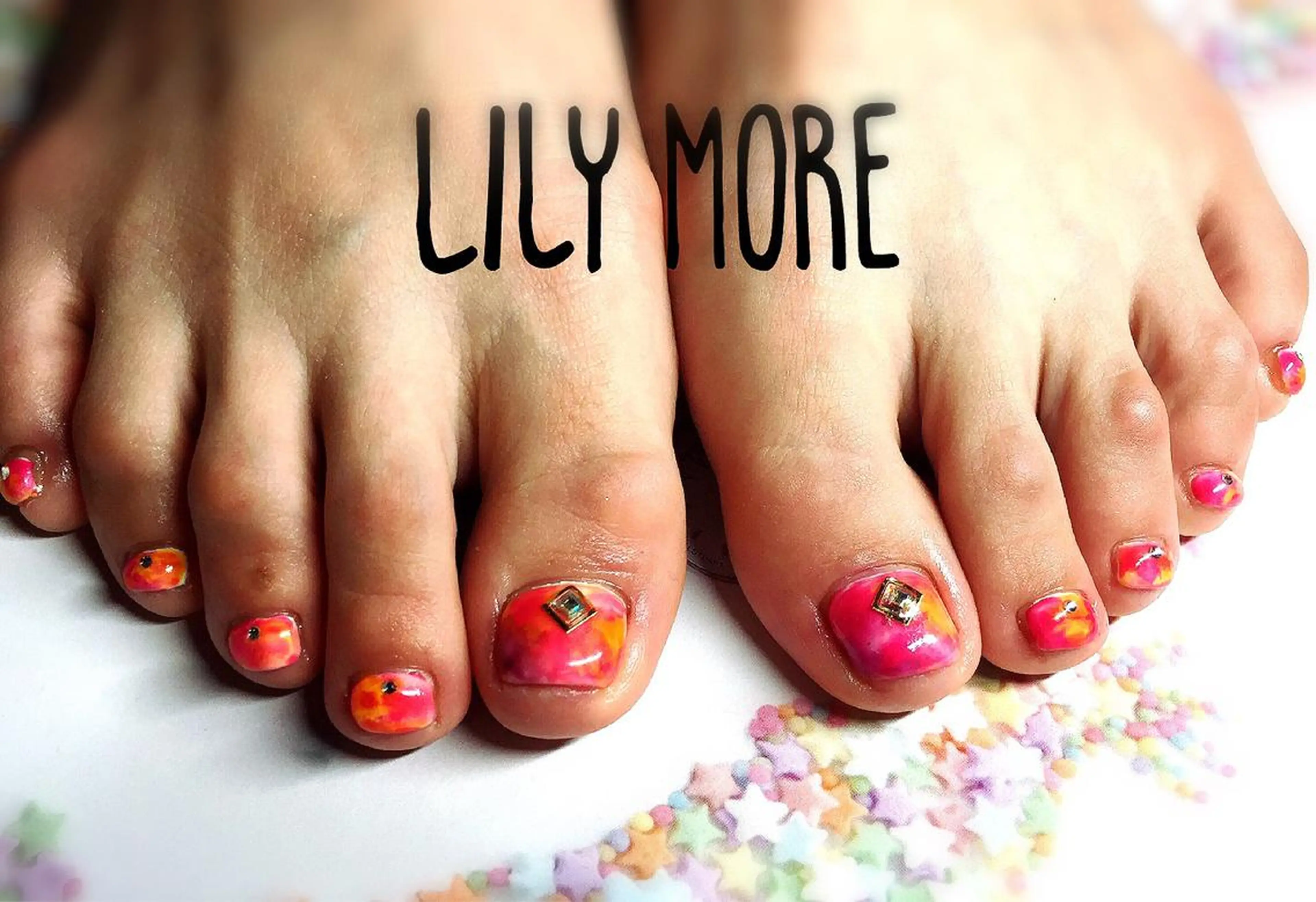 ネイル 大理石ネイル(マーブル) Lily closetのネイルデザイン