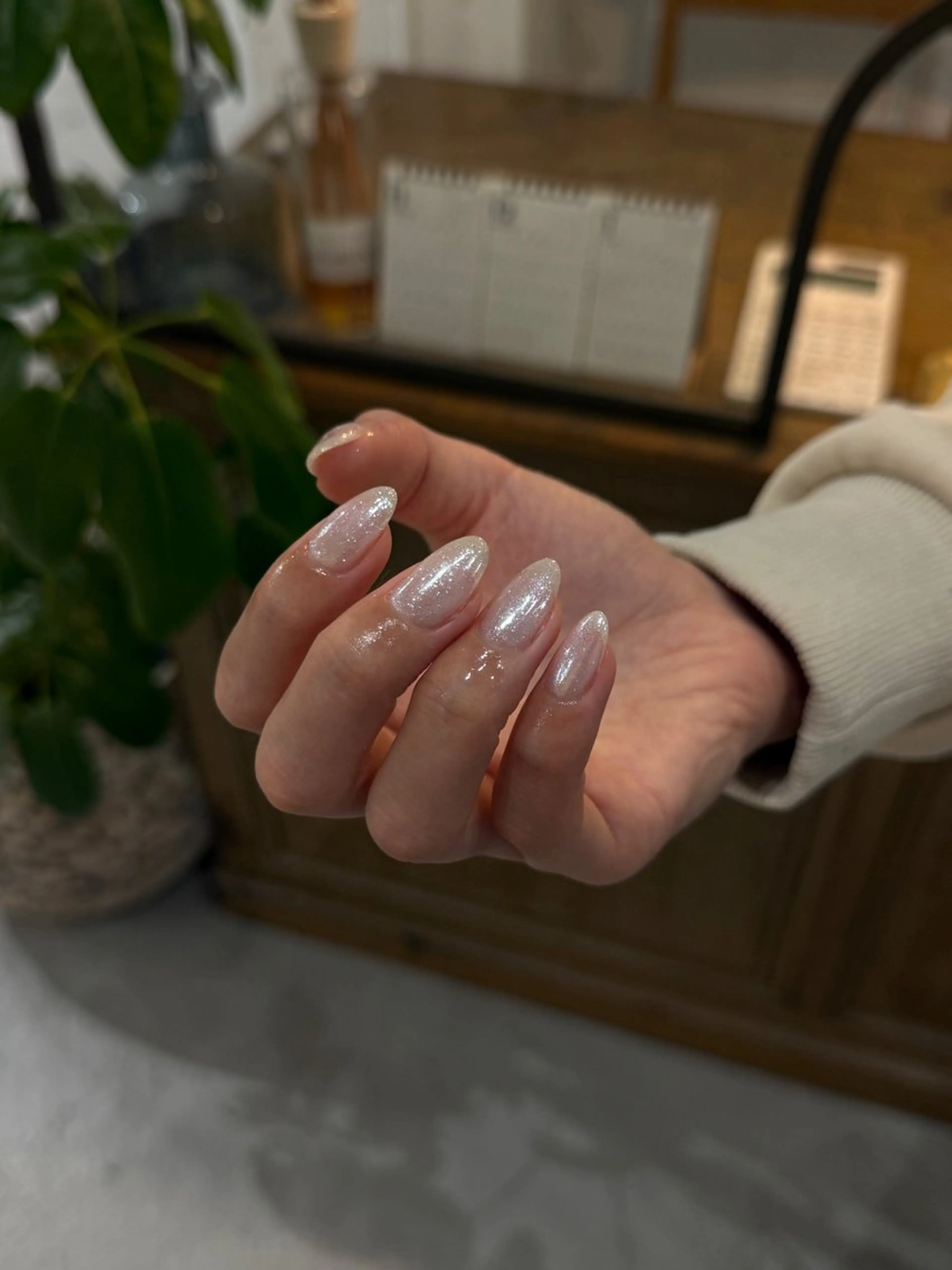 magnet / glitter nail (オフあり)の写真