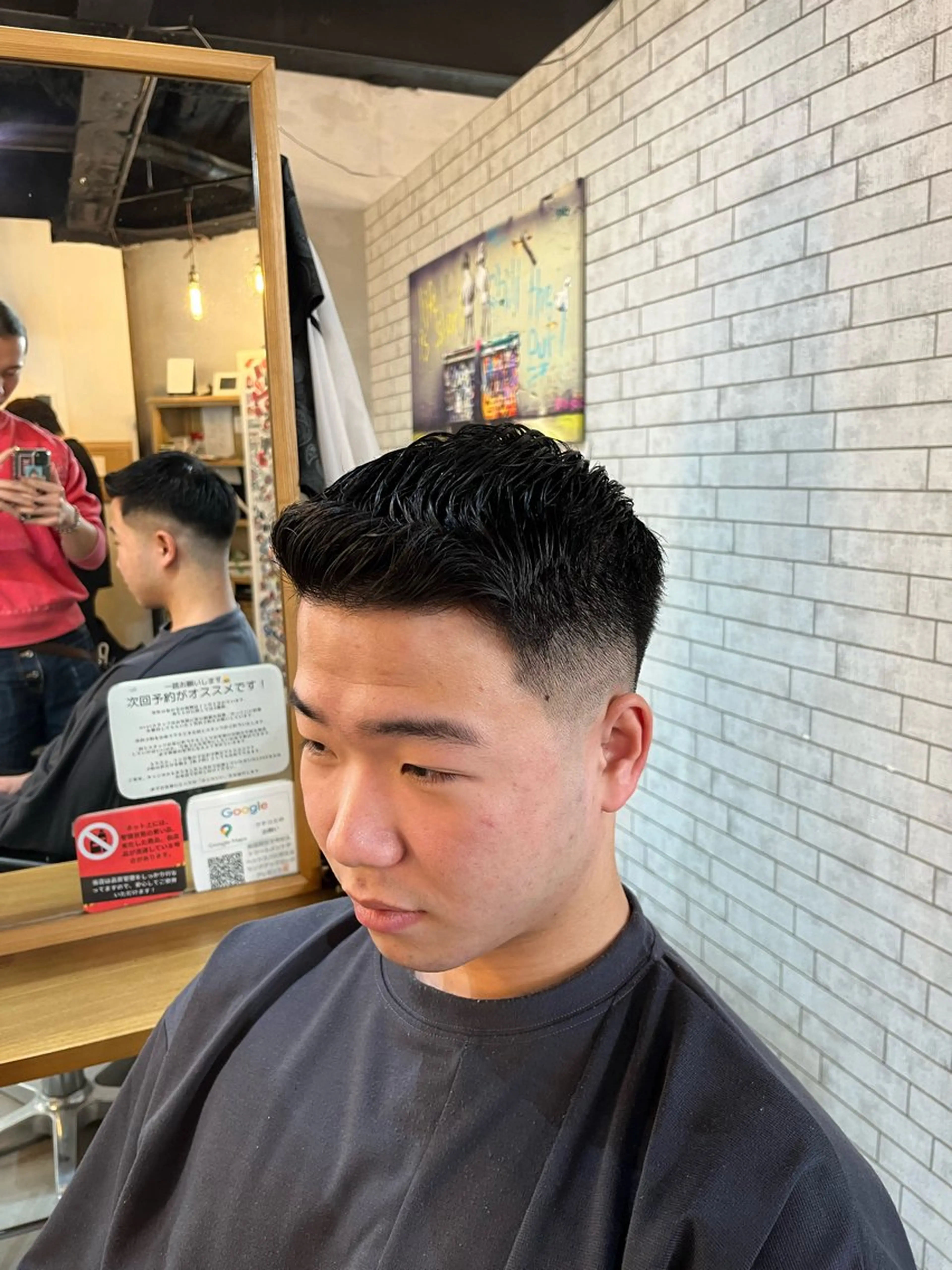 ショート メンズ フェードカット カット 海外風メンズ🇺🇸 💈N.Yuto💈のヘアスタイル