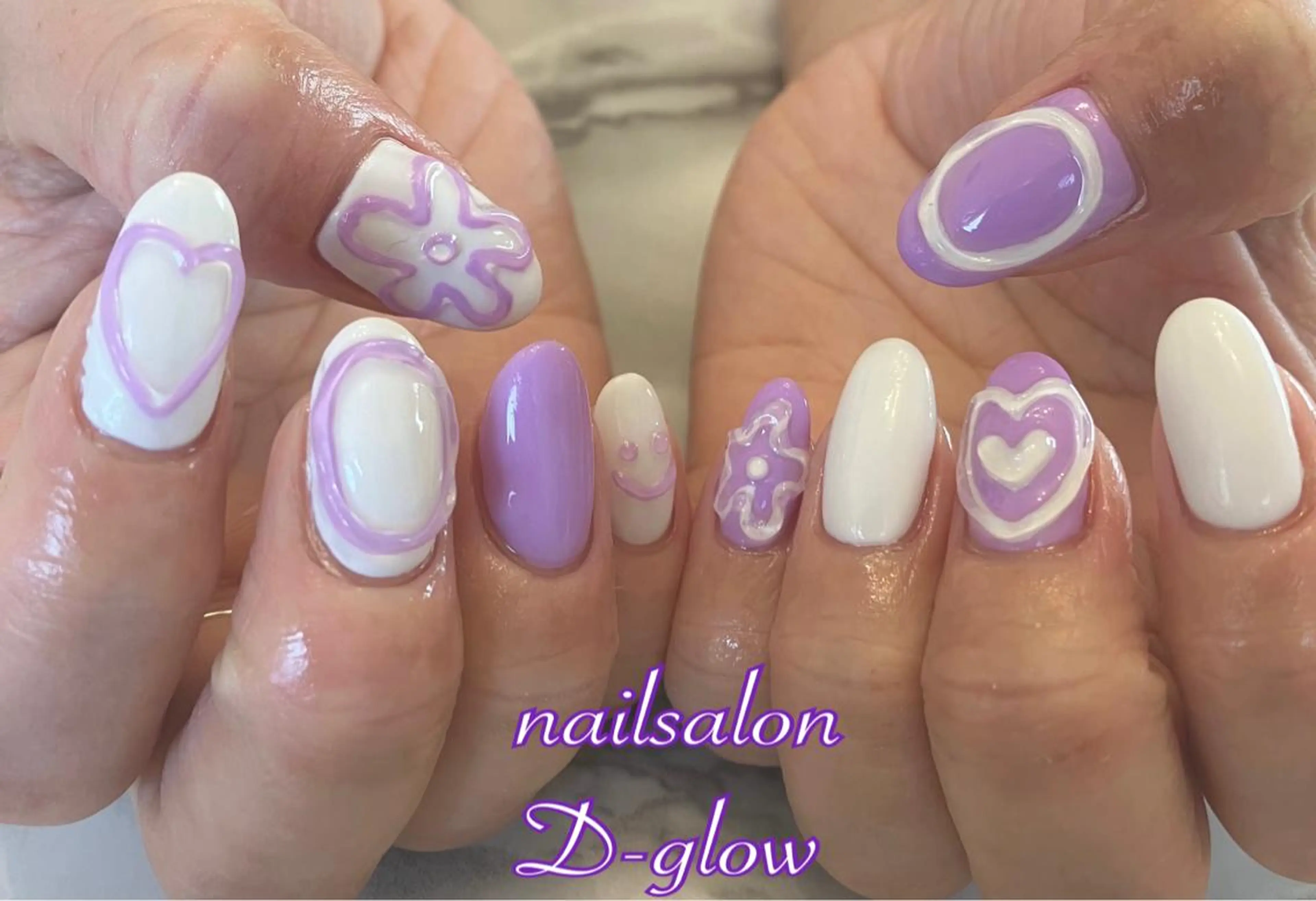 ネイル ハンドネイル ネイルサロン D-glowのネイルデザイン