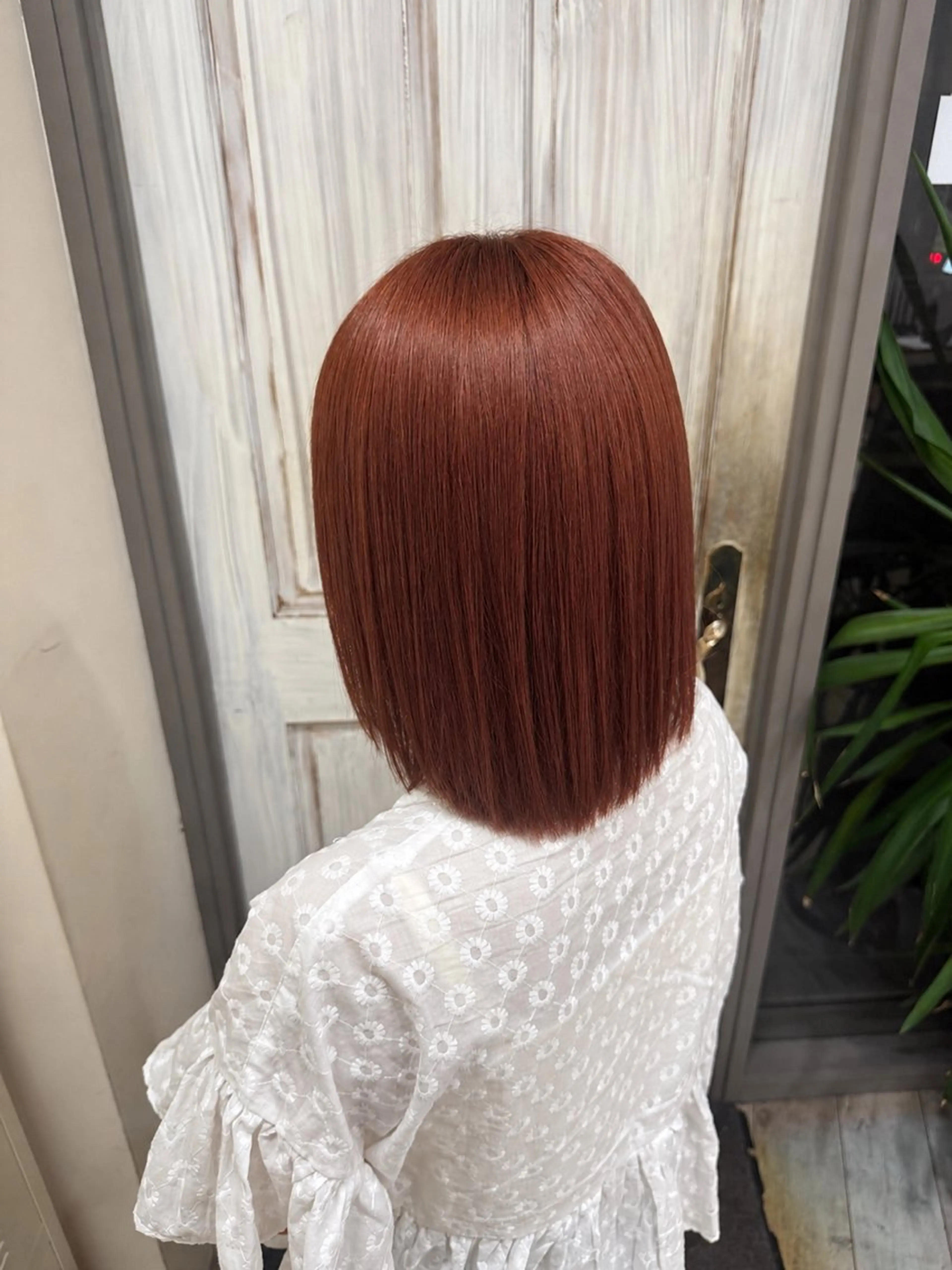 ミディアム ヘアカラー 吉澤 珠里のヘアスタイル