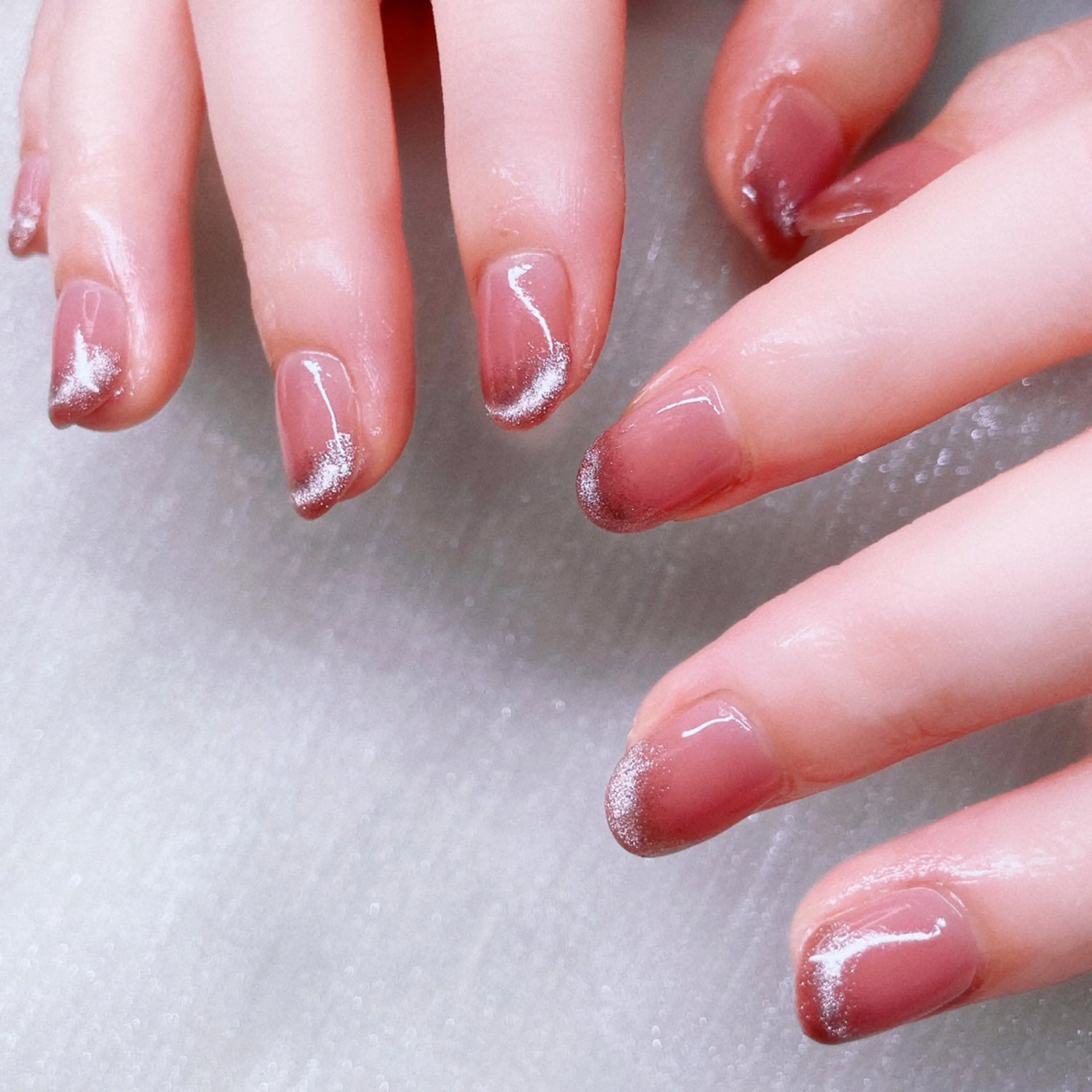 ネイル 長さ出し ハンドネイル Nailist suzuのネイルデザイン