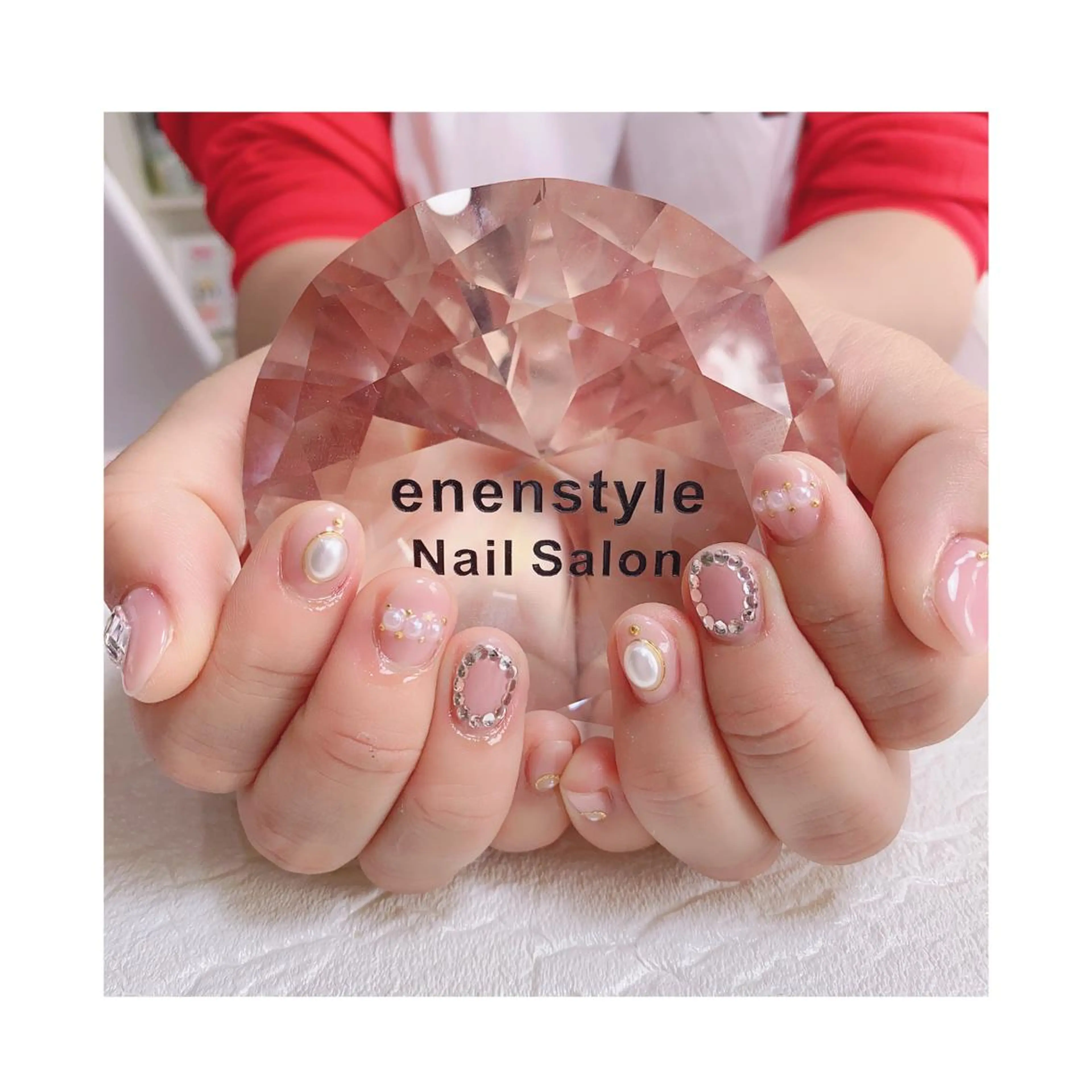ショート ネイル ジェルネイル ニュアンスネイル オフィスネイル ワンカラーネイル パラジェル ハンドネイル 👑enen style👑のネイルデザイン